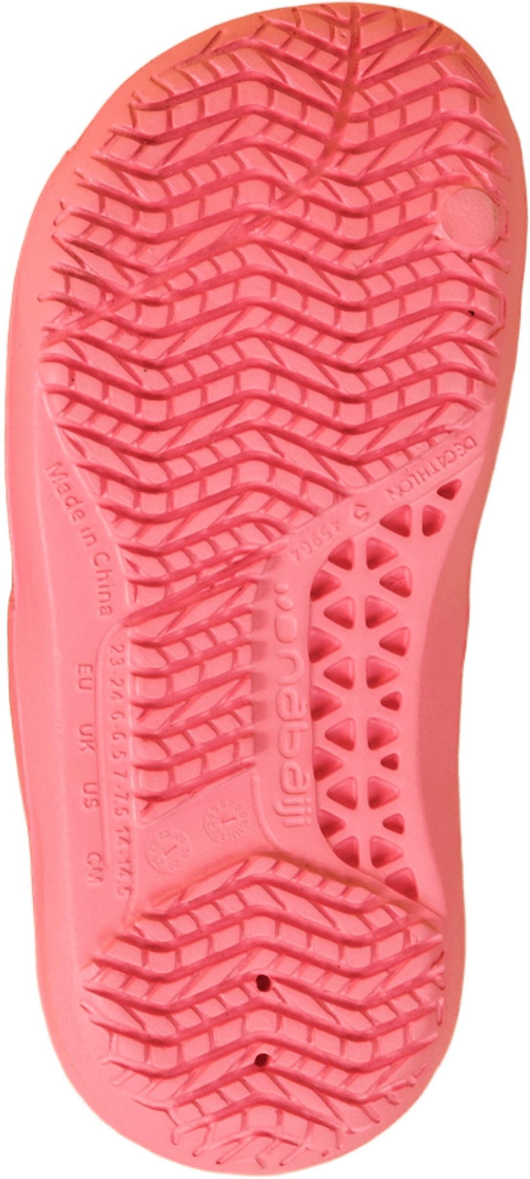 Сандали детские для бассейна Nabaiji 8732830 19-20 розовые фото 4