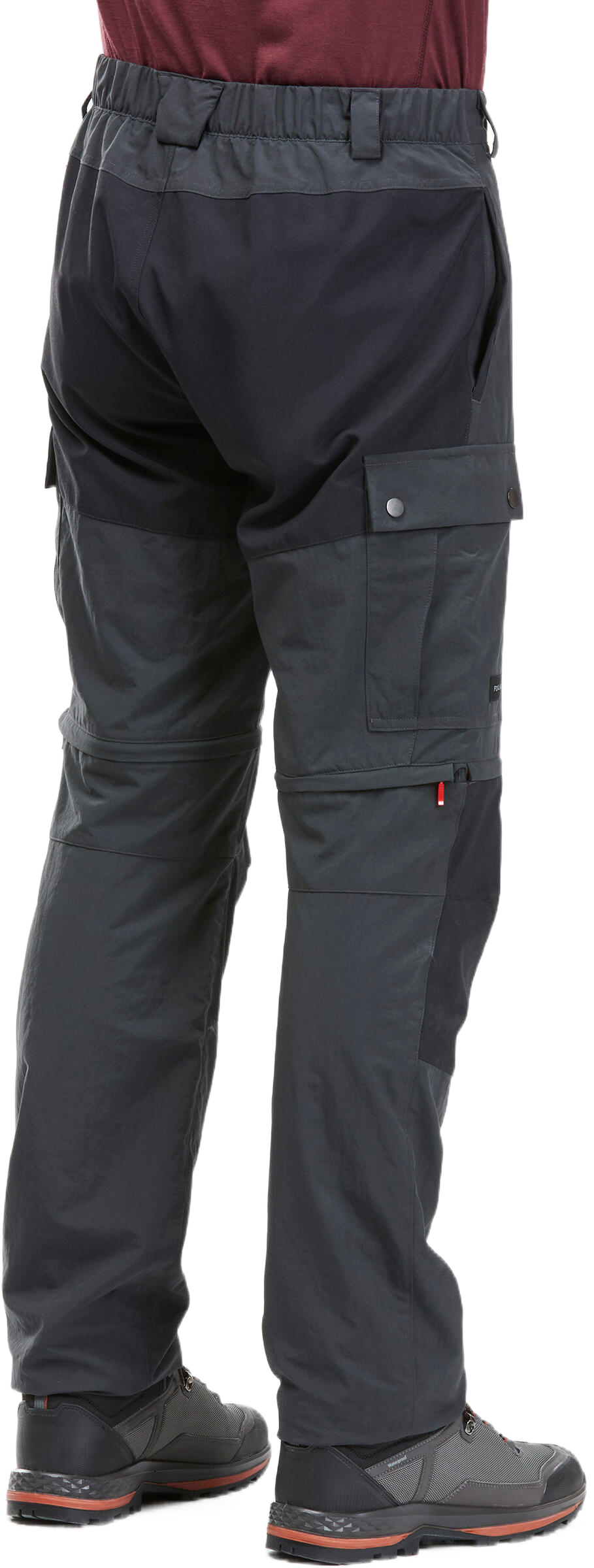 Штаны мужские для трекинга Forclaz MT100 модульные 8666242 XL серые фото 