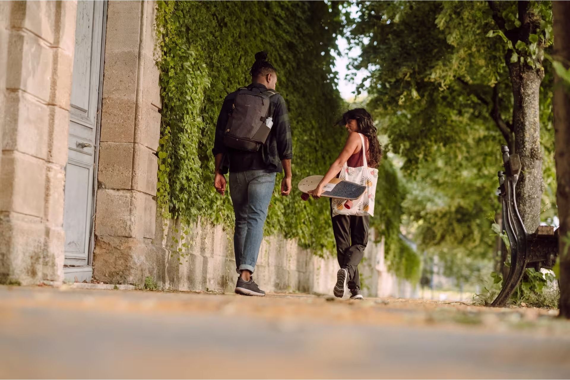 Штаны женские для туризма Quechua NH100 8588308 34 черные фото 8