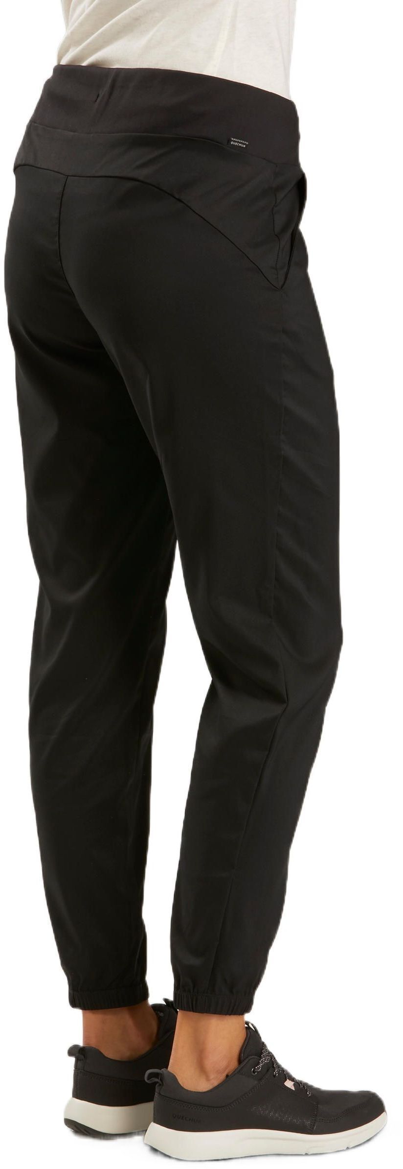 Штаны женские для туризма Quechua NH100 8588308 38 черные фото 
