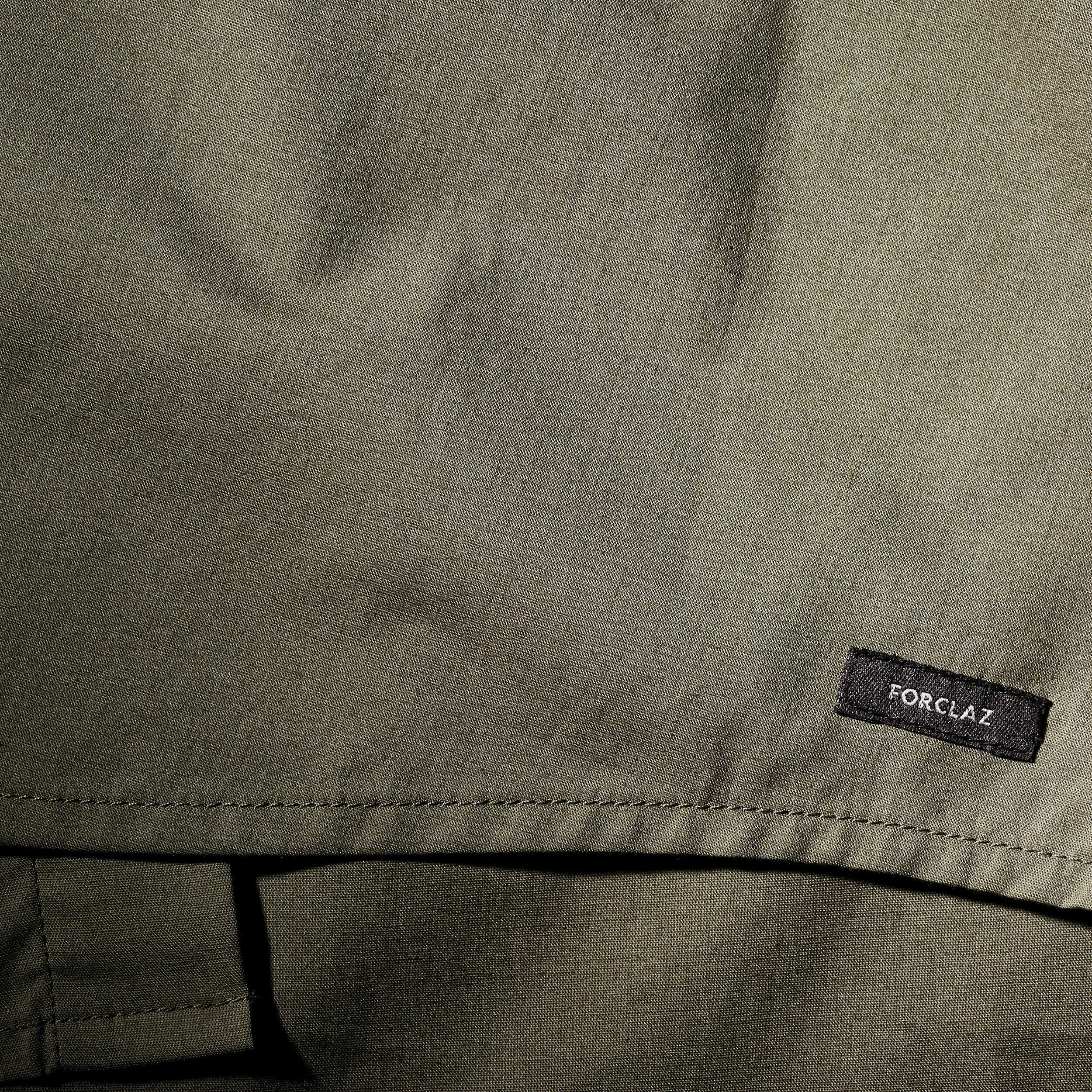 Рубашка мужская для туризма Forclaz Travel 100 8733637 S коричневая фото 6