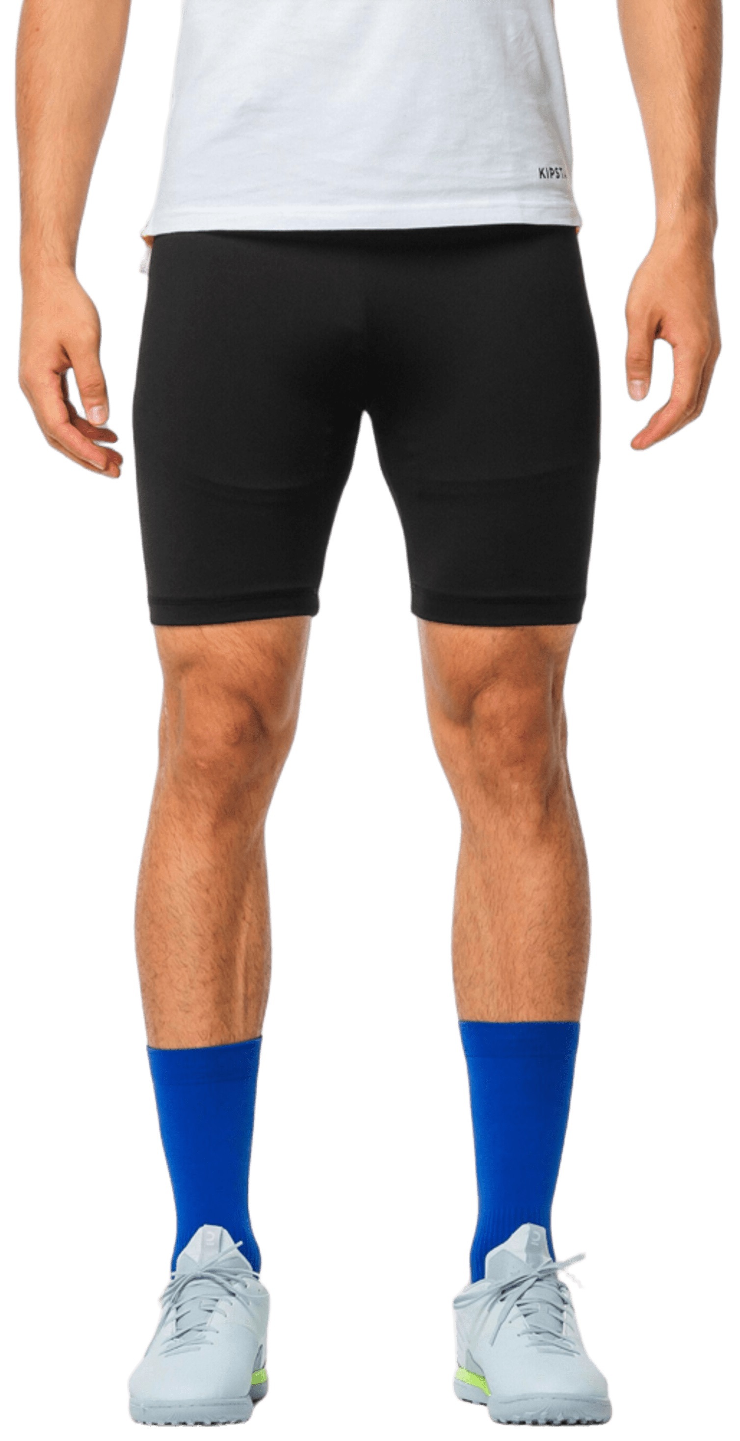 Термошорти чоловічі Kipsta Keepcomfort 100 8619325 2XL чорніфото2