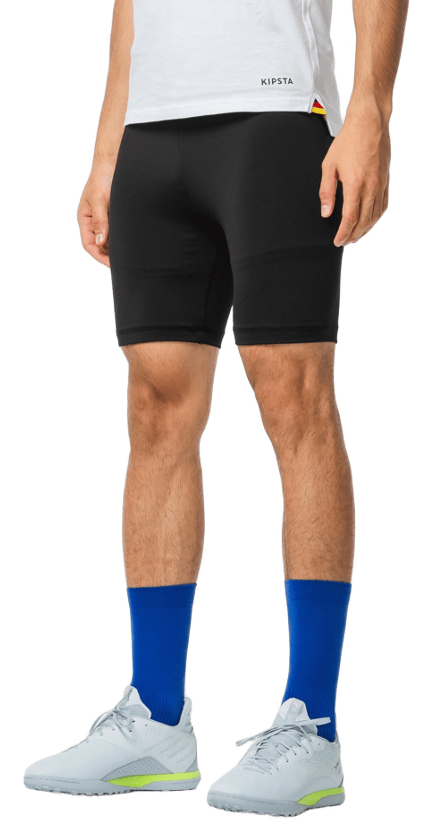 Термошорти чоловічі Kipsta Keepcomfort 100 8619325 2XL чорніфото3