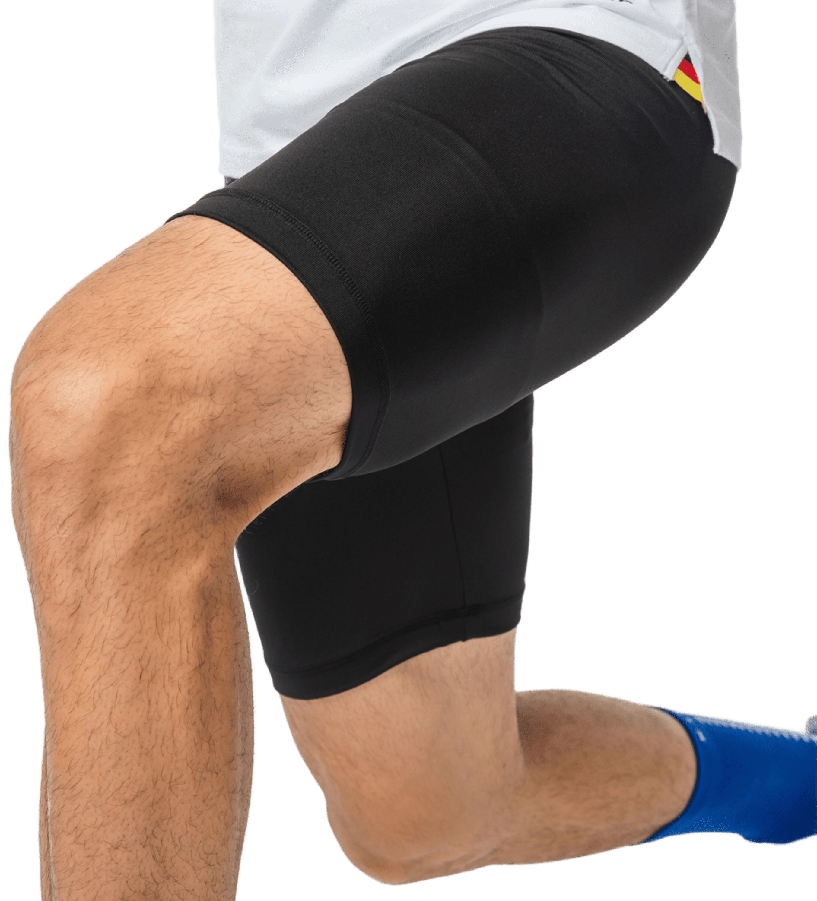 Термошорти чоловічі Kipsta Keepcomfort 100 8619325 2XL чорніфото6