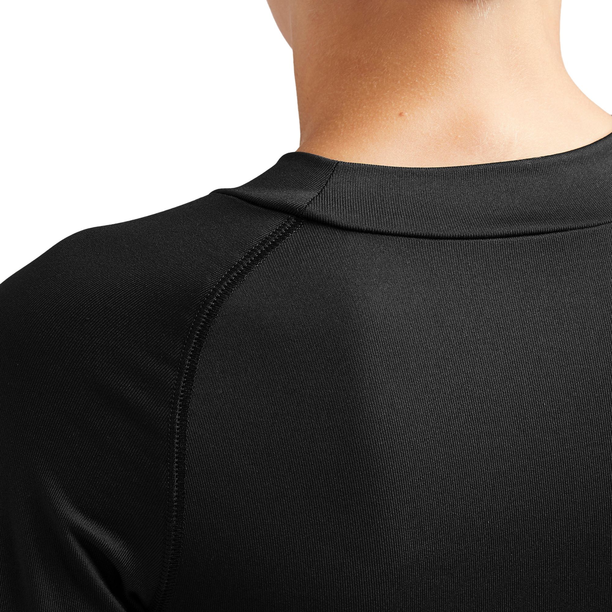 Термолонгслів дитячий Kipsta Keepcomfort 100 з довгими рукавами 8619327 5-6 р (113-122 см) чорнийфото