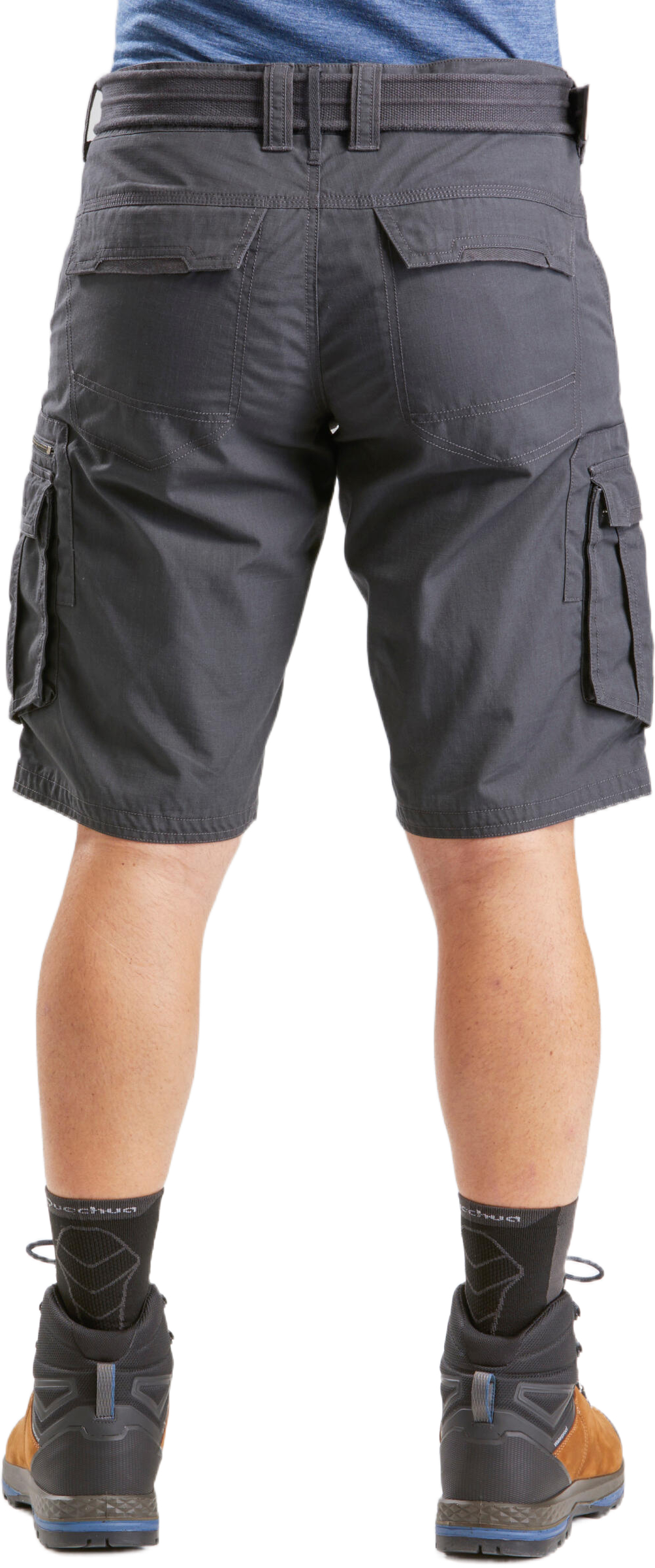 Штаны мужские для туризма Forclaz Travel 100 8572550 40 серые фото 3