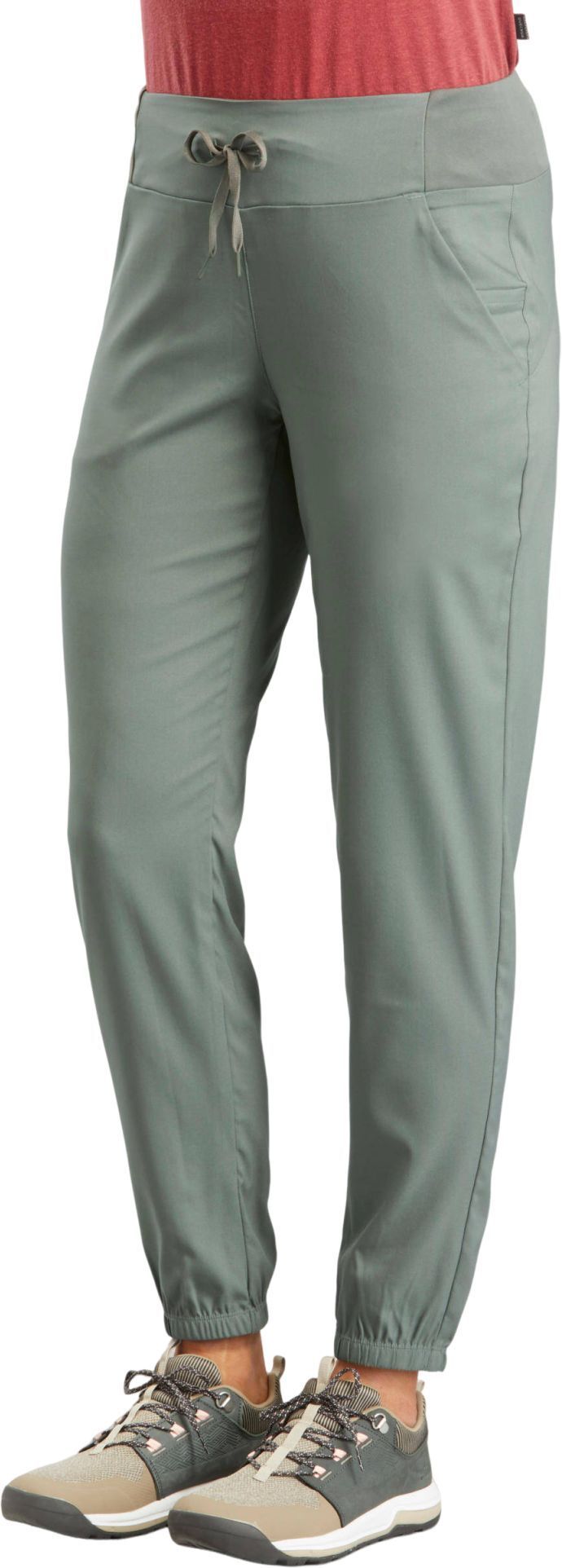 Штаны женские для туризма Quechua NH100 8554842 44 хаки фото 