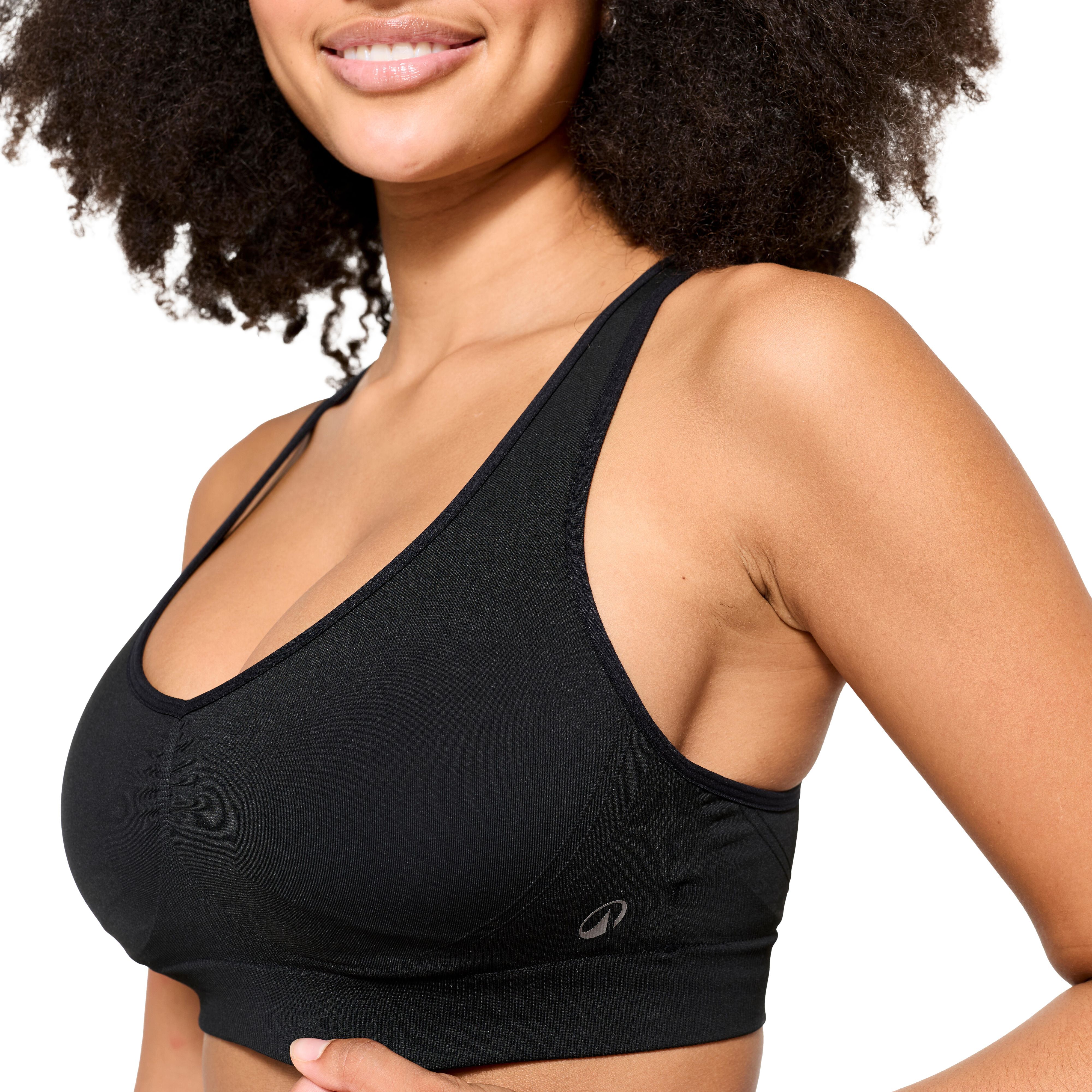 Спортивный топ женский Domyos 120 8818099 XS черный фото 6