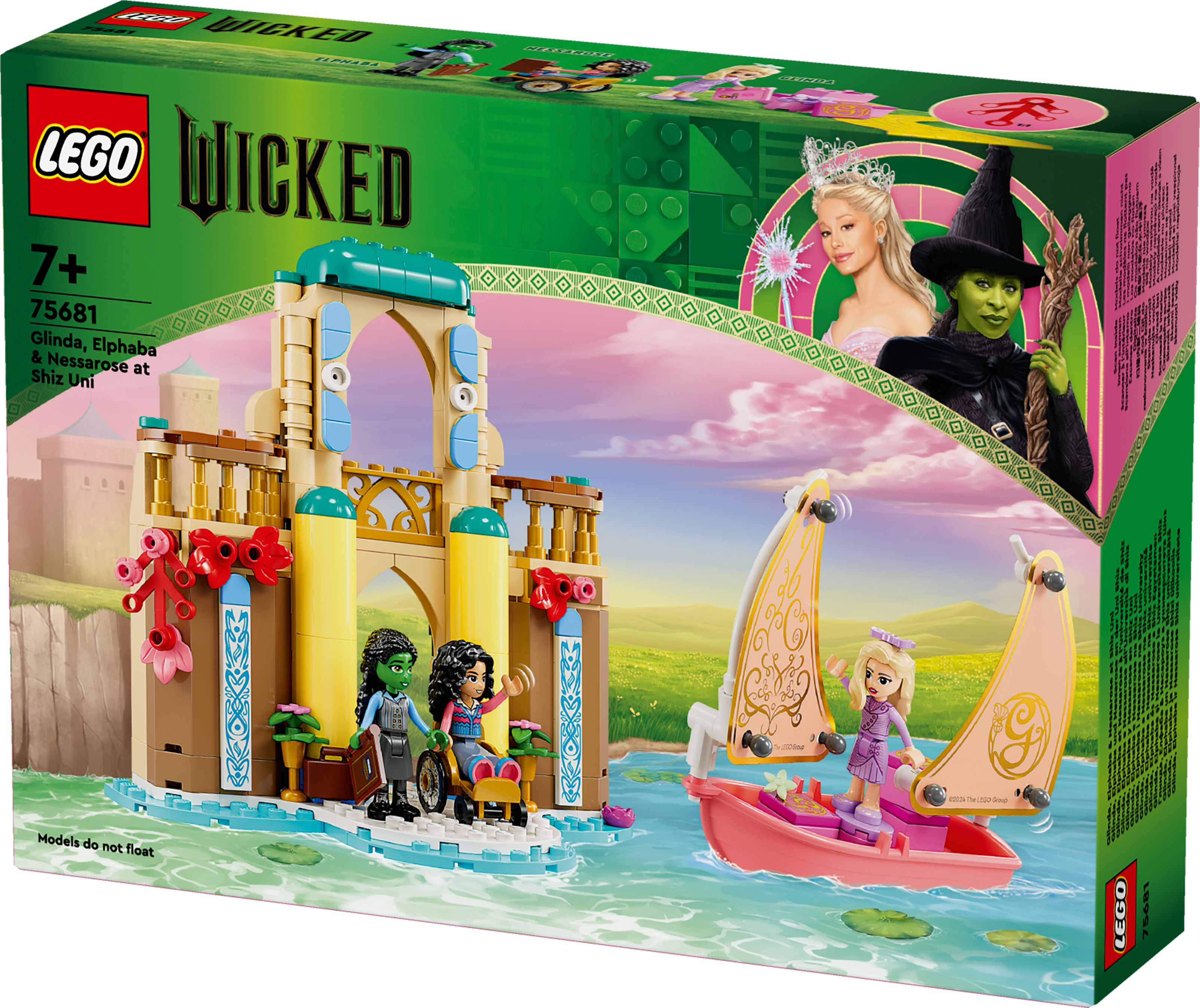 Конструктор LEGO 75681 Wicked Глинда, Эльфаба и Несароза в Университете Шыз фото 3