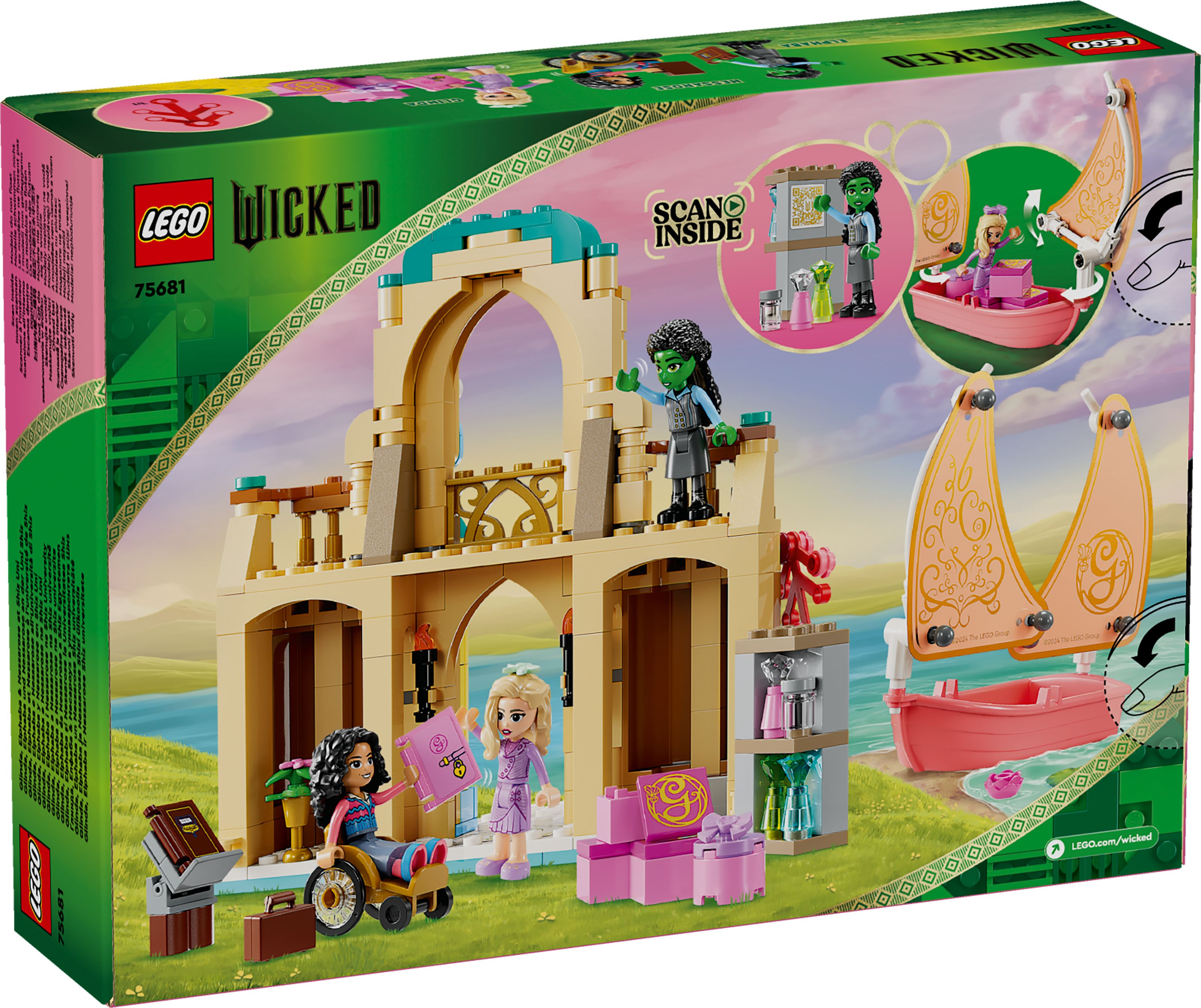 Конструктор LEGO 75681 Wicked Глінда, Ельфаба та Несароза в Університеті Шизфото35