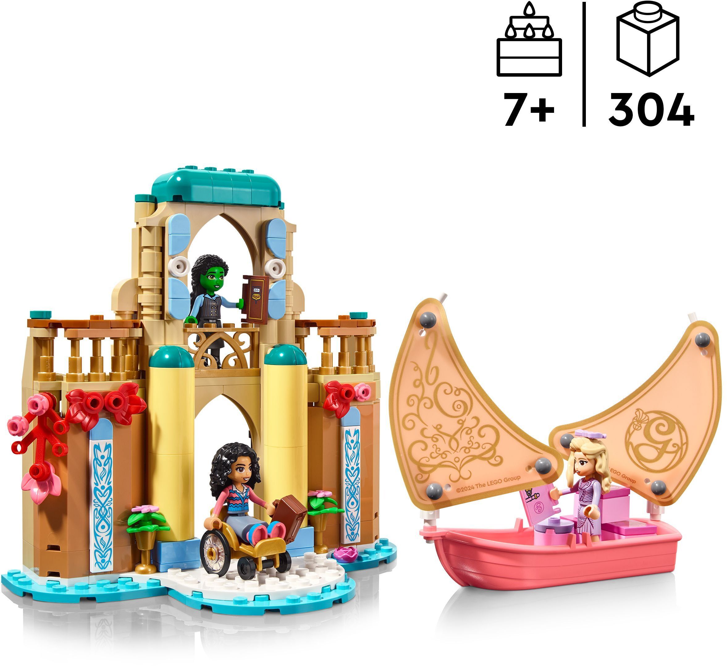 LEGO 75681 Wicked Глинда, Эльфаба и Несароза в Университете Шыз фото 2