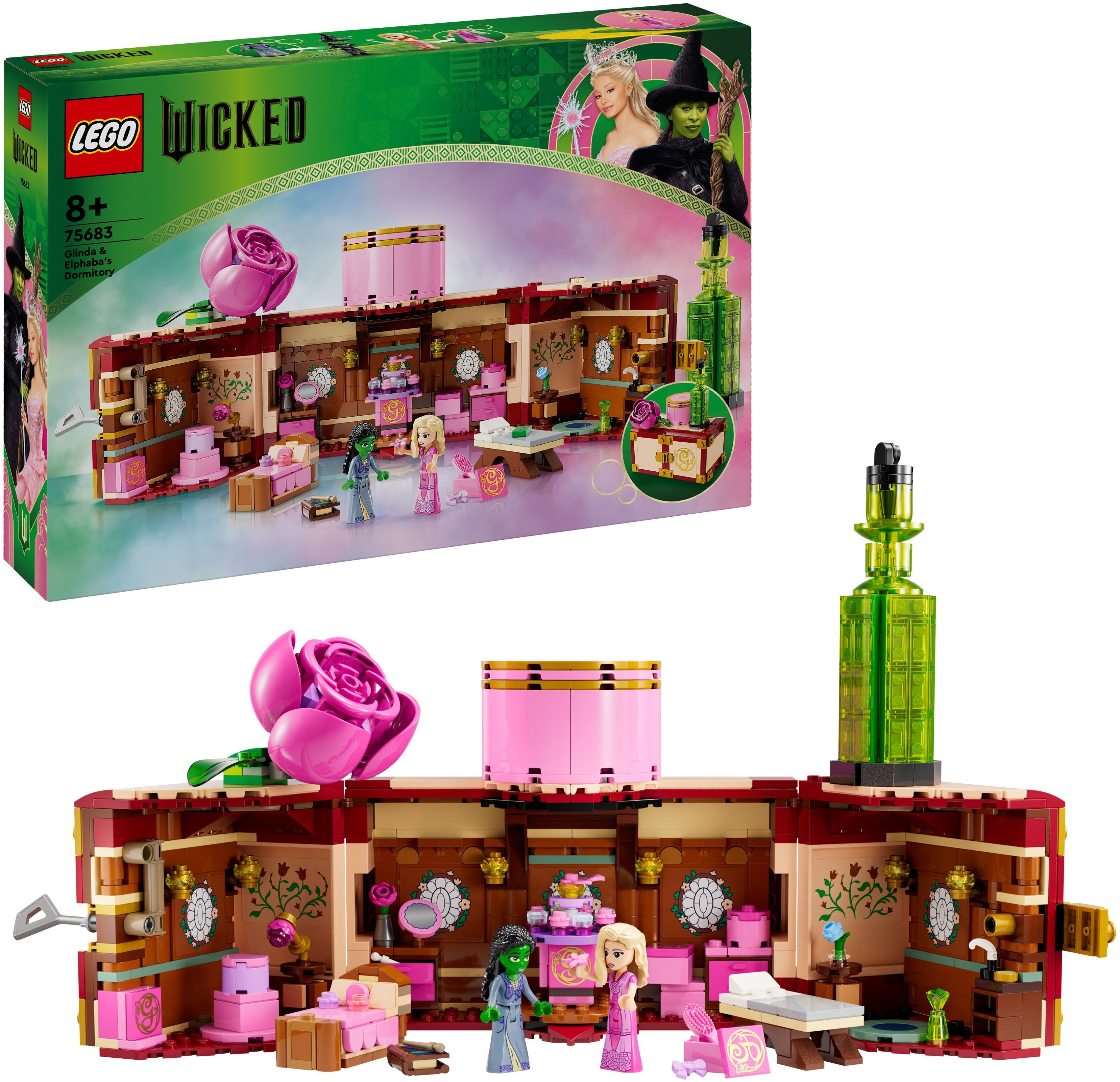 Конструктор LEGO 75683 Wicked Кімната Глінди та Ельфабифото4