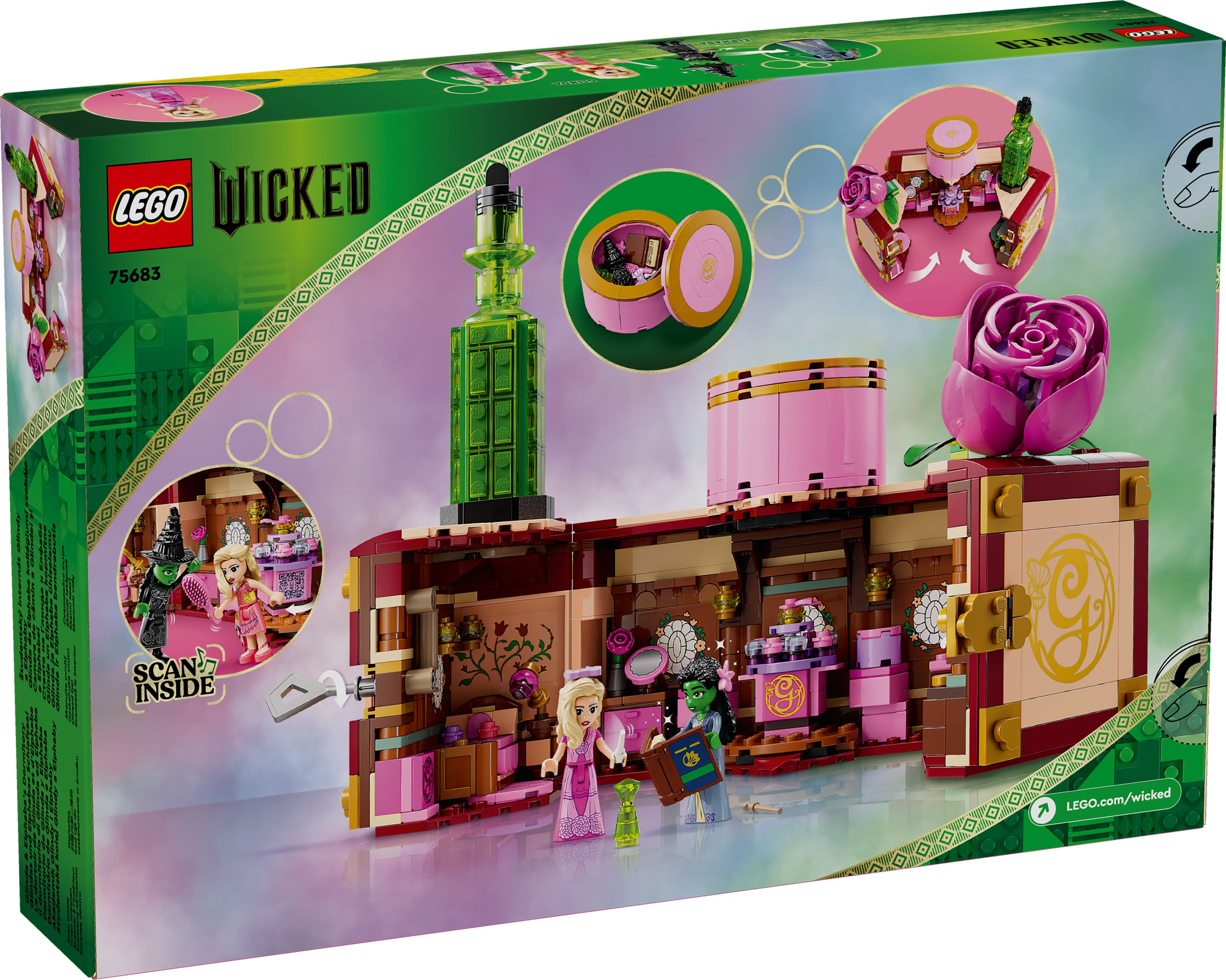 Конструктор LEGO 75683 Wicked Кімната Глінди та Ельфабифото38