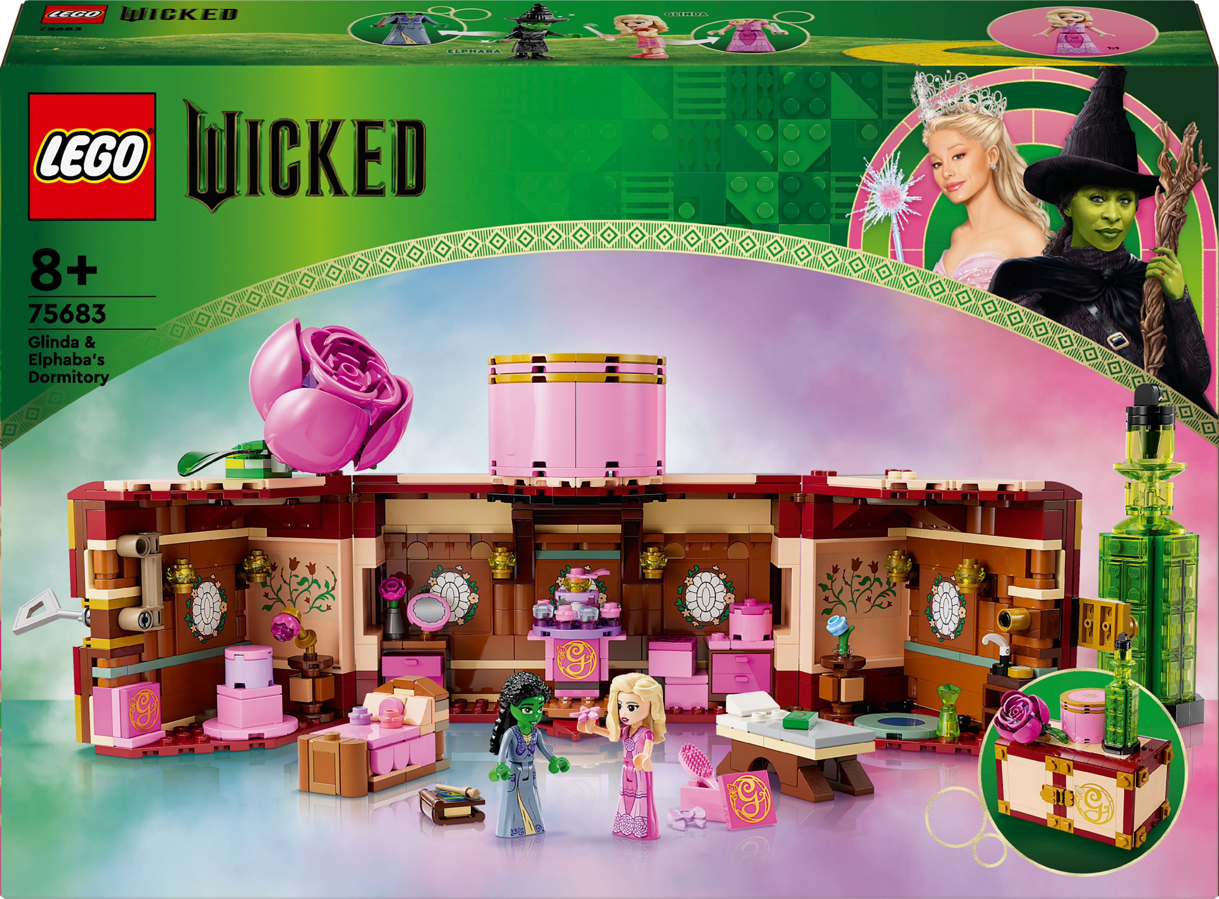 Конструктор LEGO 75683 Wicked Кімната Глінди та Ельфабифото2