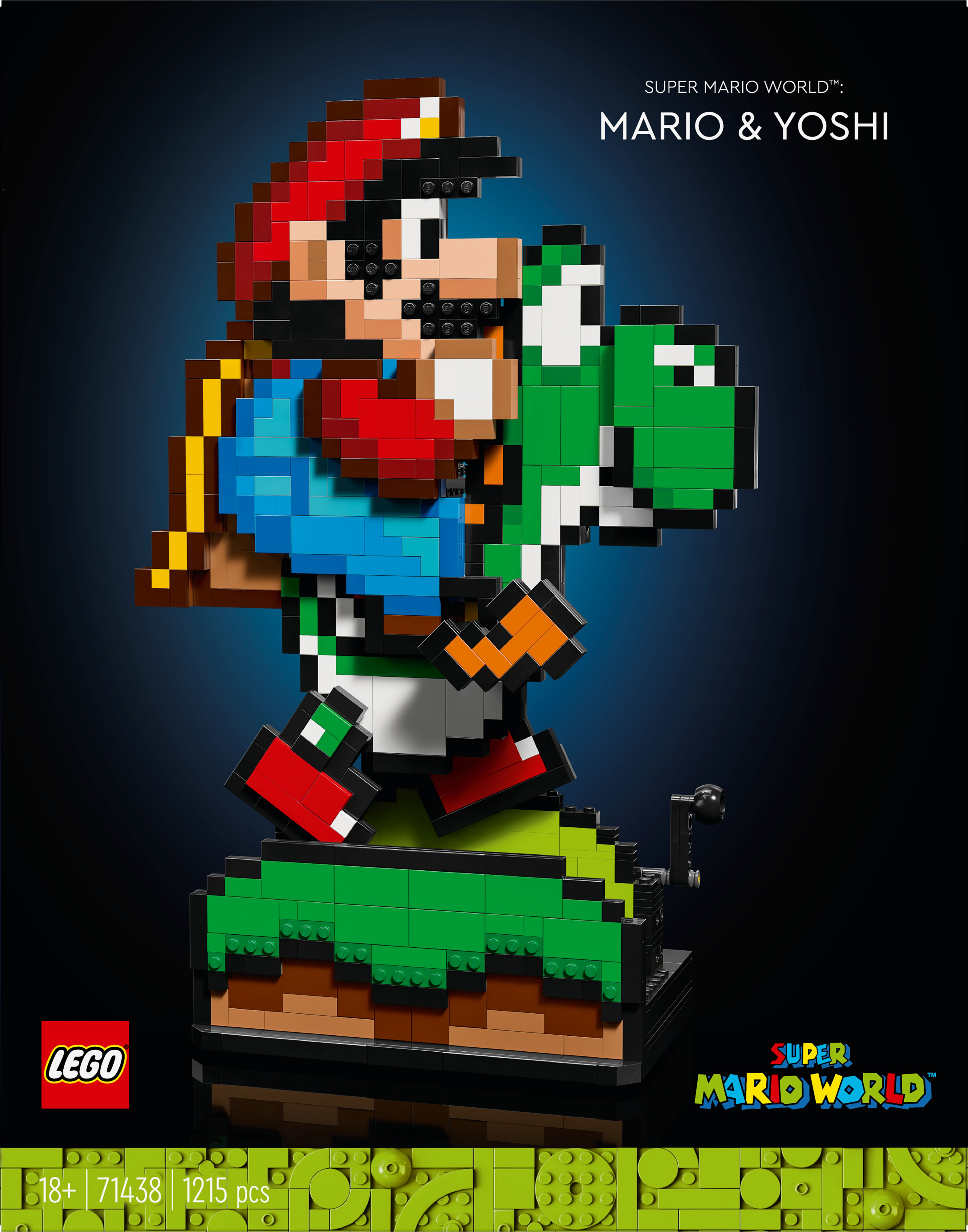 Конструктор LEGO 71438 Super Mario World: Маріо та Йошіфото2