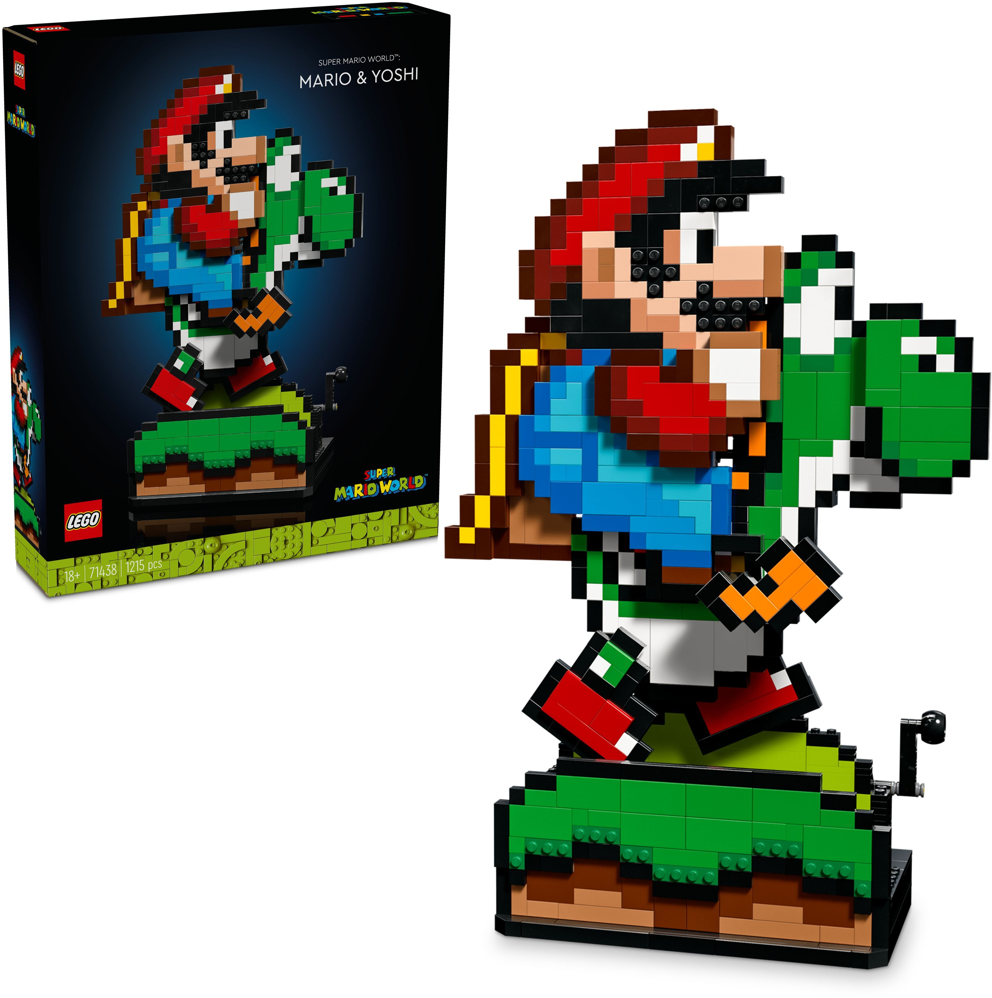 Конструктор LEGO 71438 Super Mario World: Марио и Йоши фото 4