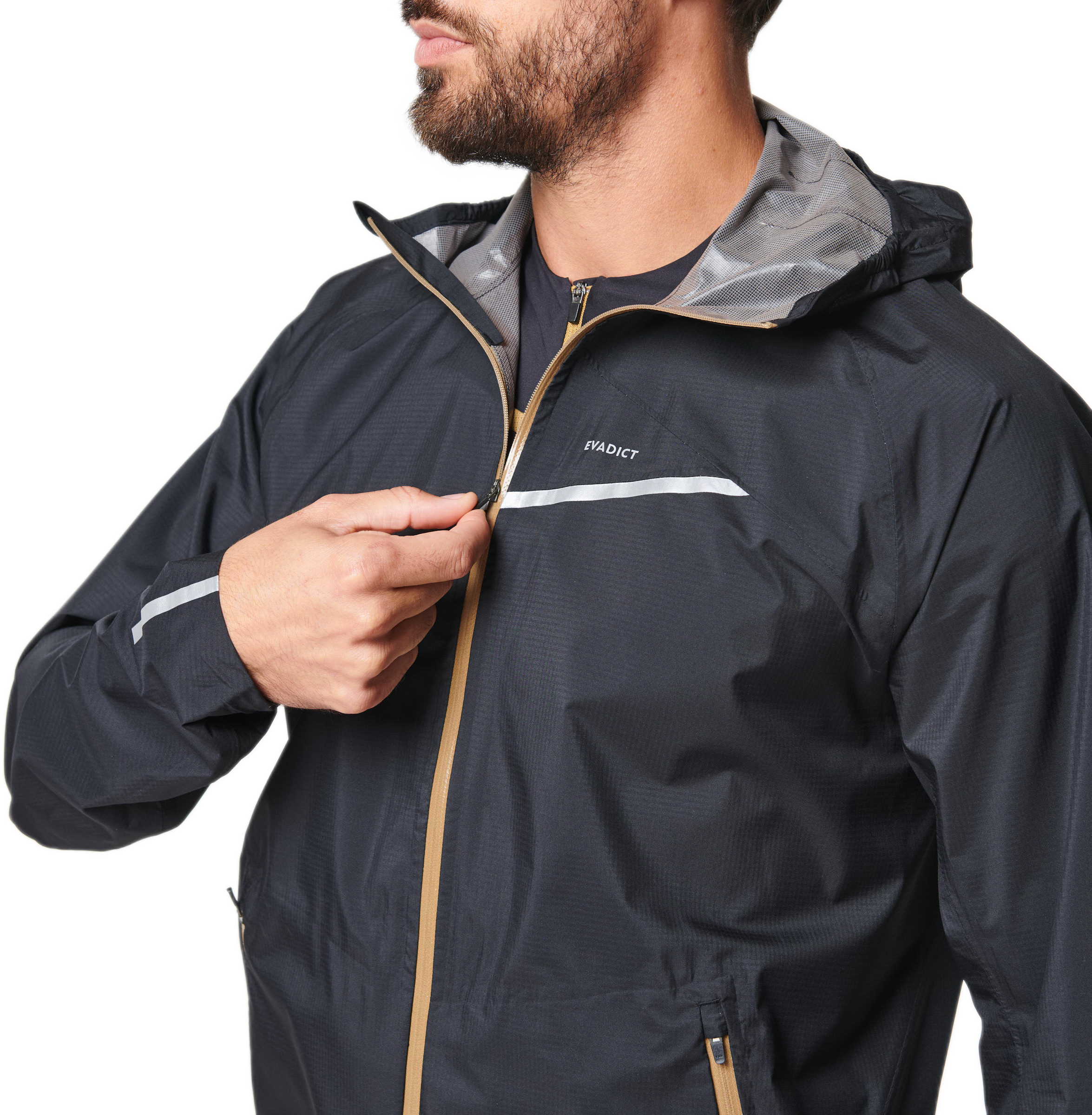 Вітровка чоловіча для трейлу Kiprun 8556433 S чорнафото8