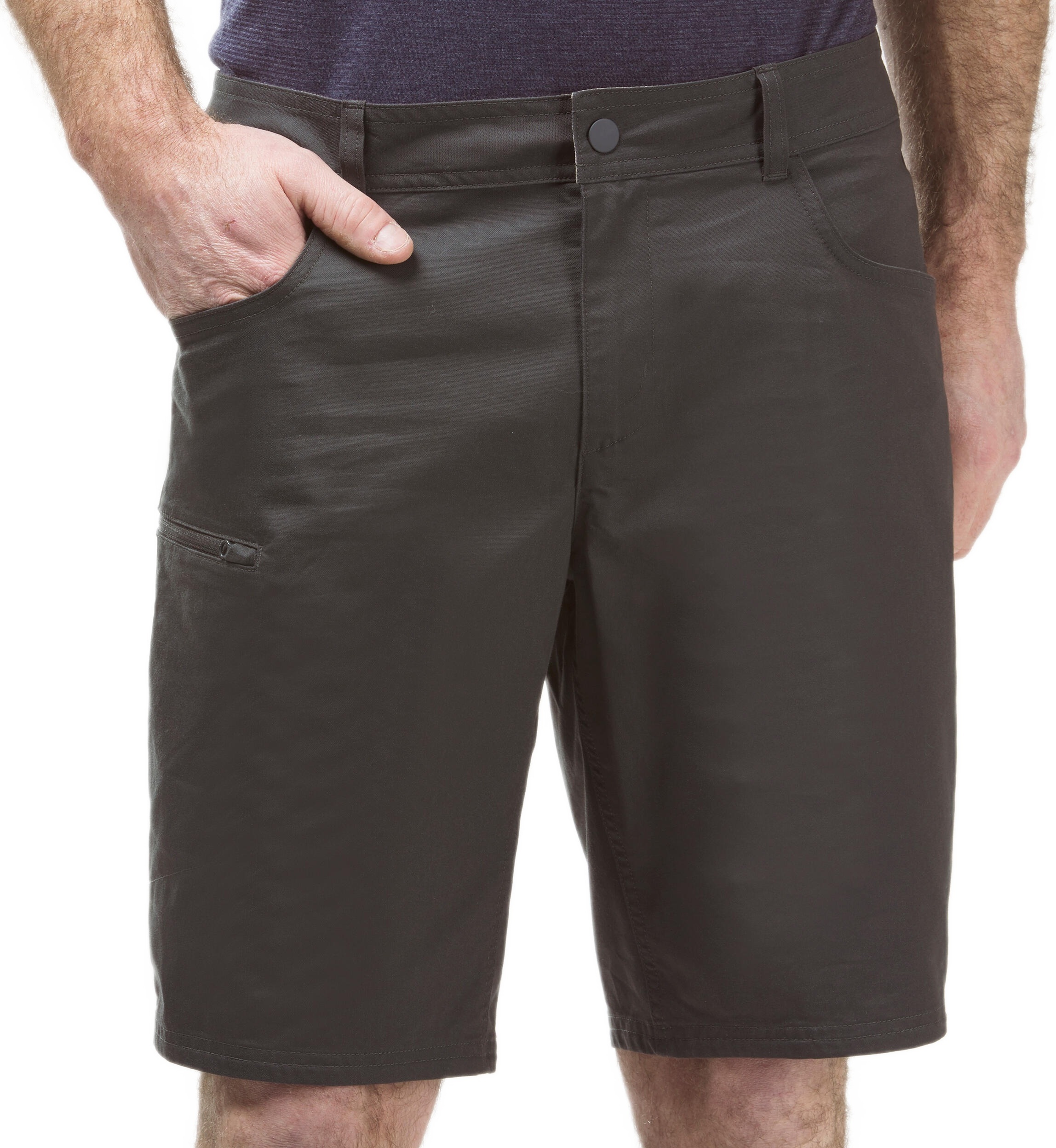 Шорты-бермуды мужские для туризма Quechua NH500 Regular 8644369 40 темно-серые фото 3