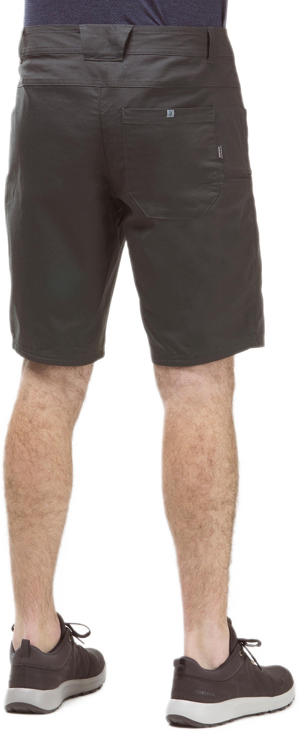 Шорты-бермуды мужские для туризма Quechua NH500 Regular 8644369 40 темно-серые фото 2