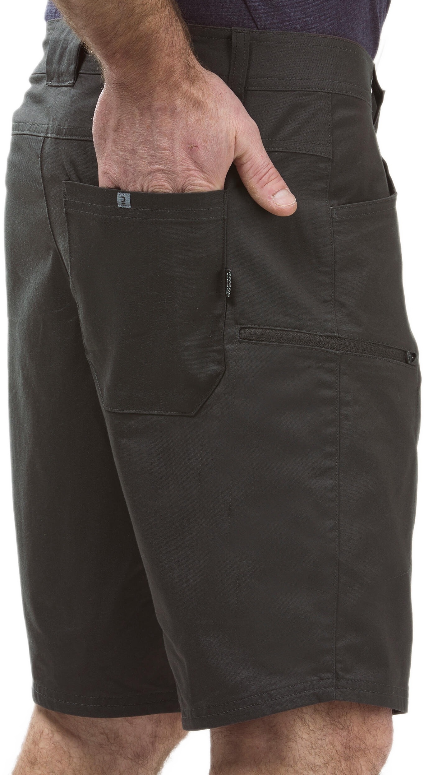 Шорты-бермуды мужские для туризма Quechua NH500 Regular 8644369 40 темно-серые фото 5