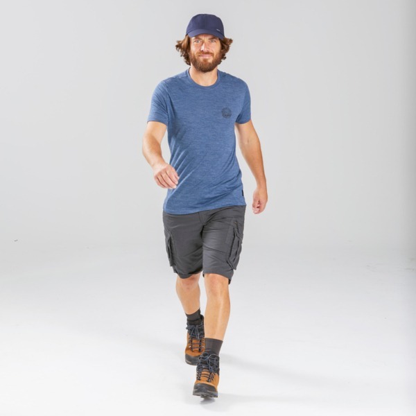 Штани чоловічі для туризму Forclaz Travel 100 8572550 42 сіріфото9