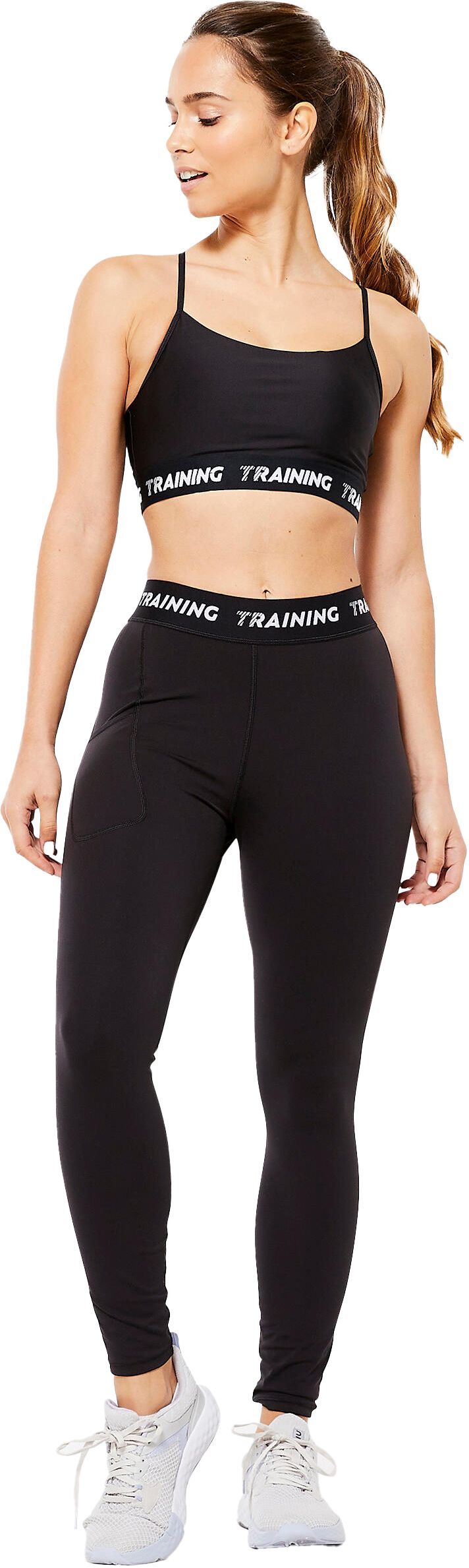 Спортивний жіночий топ Domyos 120 8852766 XS чорнийфото5