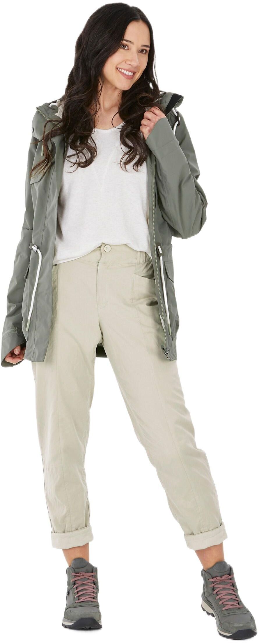 Штаны женские Quechua NH500 Denim 8828063 34 бежевые фото 6