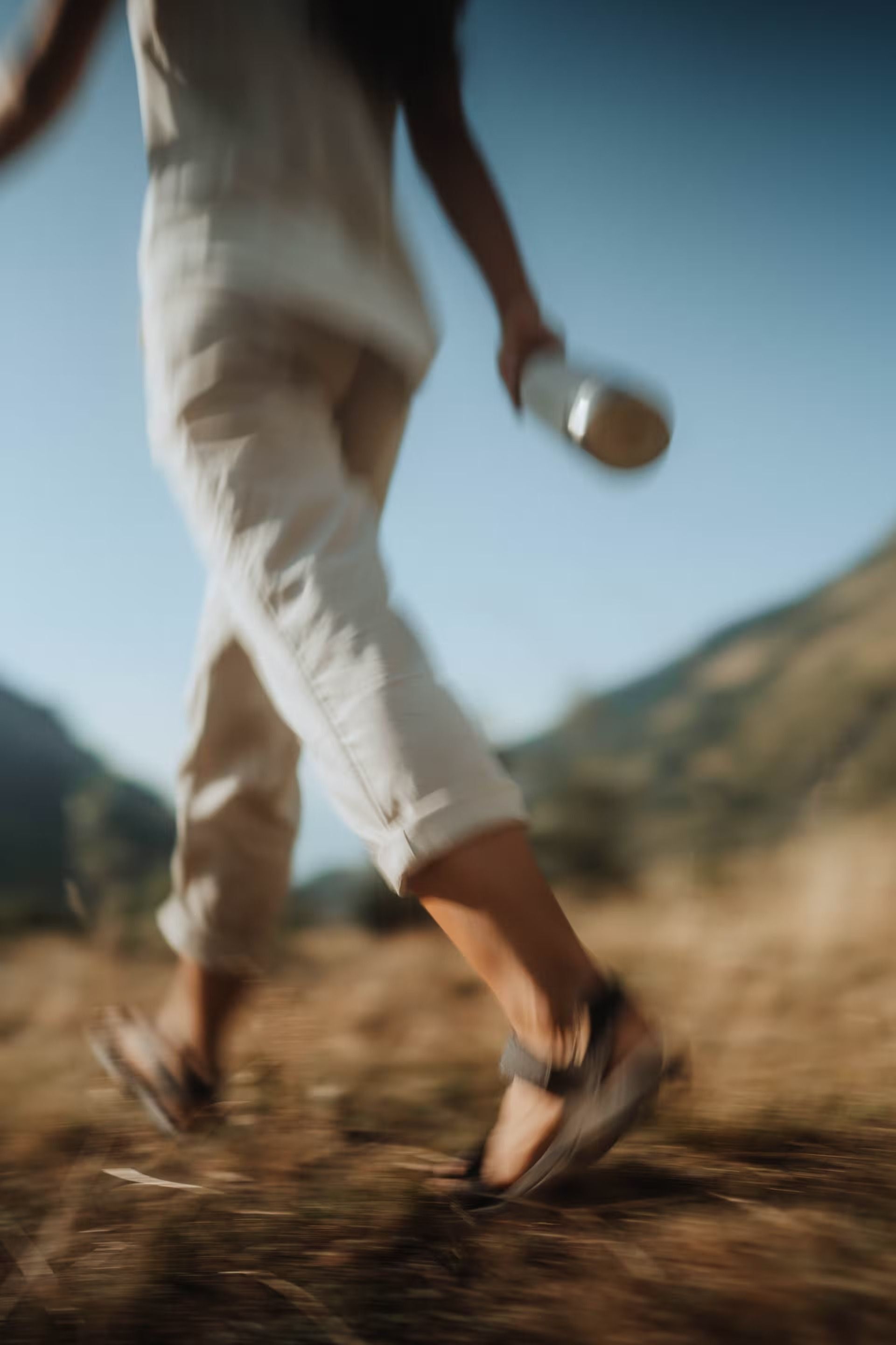 Штаны женские Quechua NH500 Denim 8828063 34 бежевые фото 9