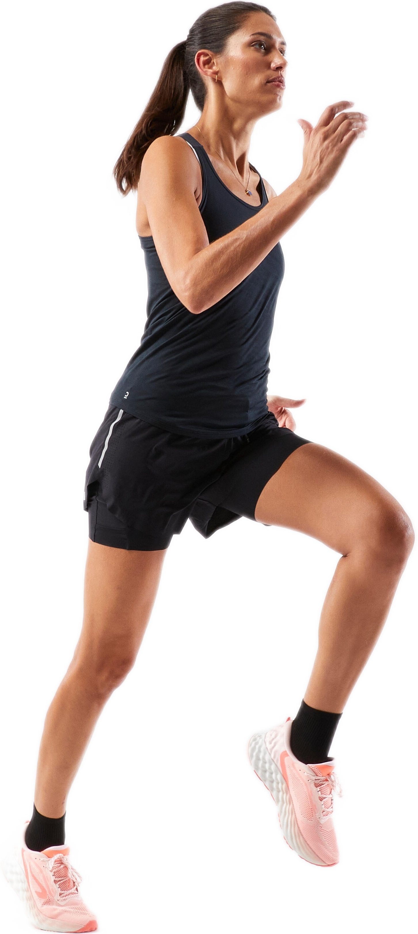 Майка жіноча Kiprun Run 500 8830990 XS темно-сірафото5