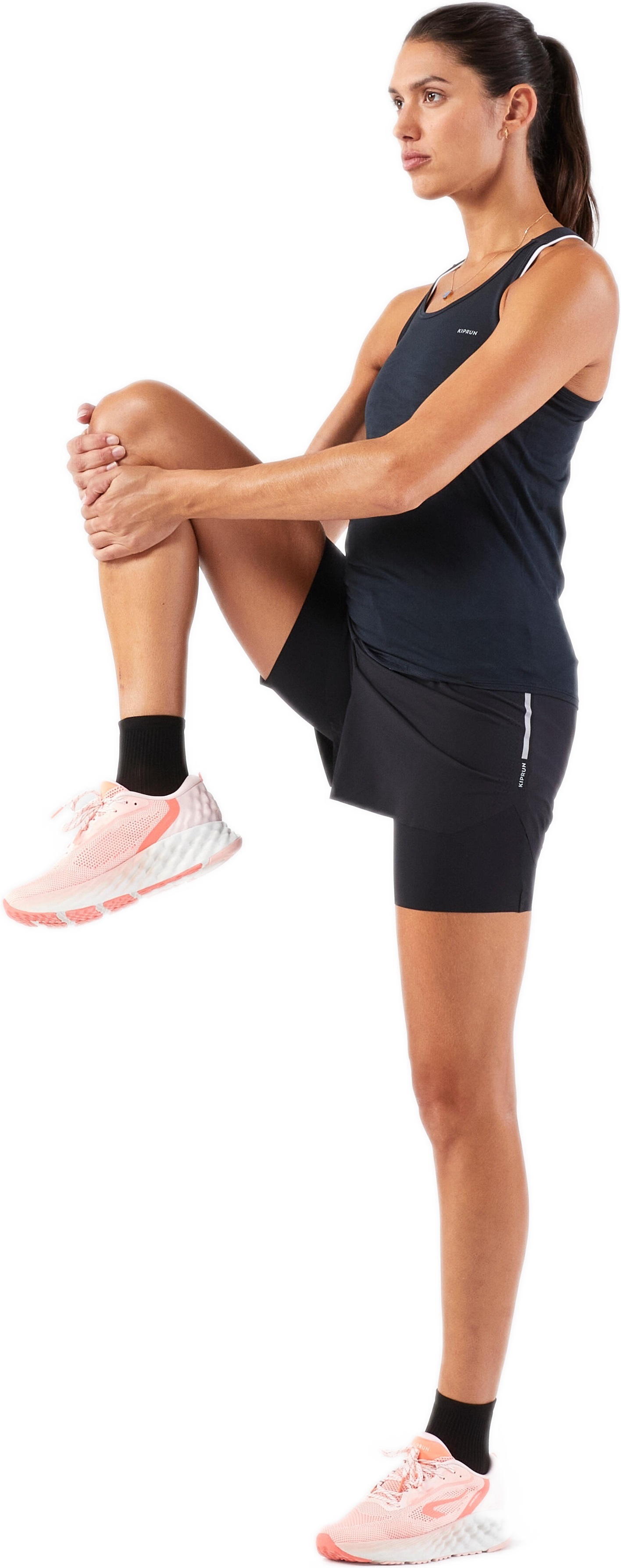 Майка жіноча Kiprun Run 500 8830990 XS темно-сірафото6