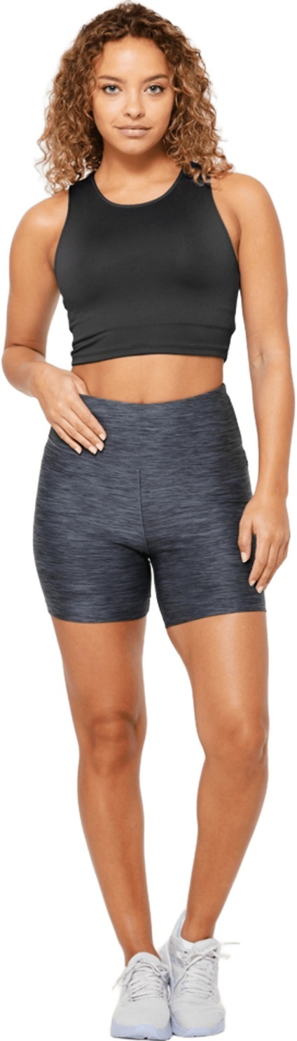 Кроп-топ женский для фитнеса Domyos FTA 120 8797872 XL черный фото 3