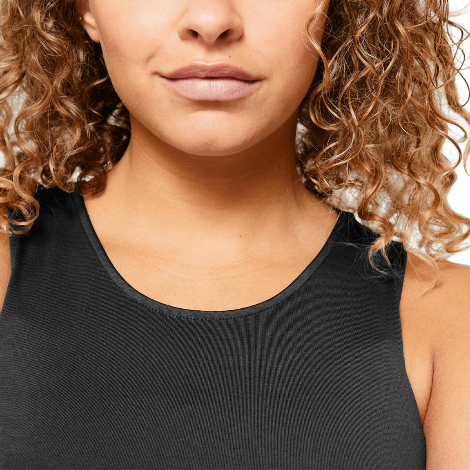 Кроп-топ женский для фитнеса Domyos FTA 120 8797872 XL черный фото 6