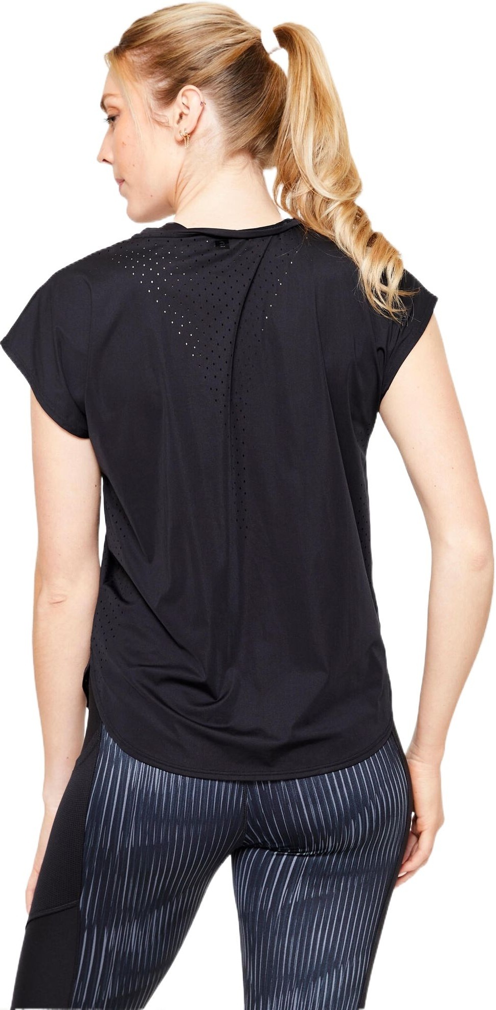 Футболка жіноча Domyos FTS 500 8800181 XS чорнафото2