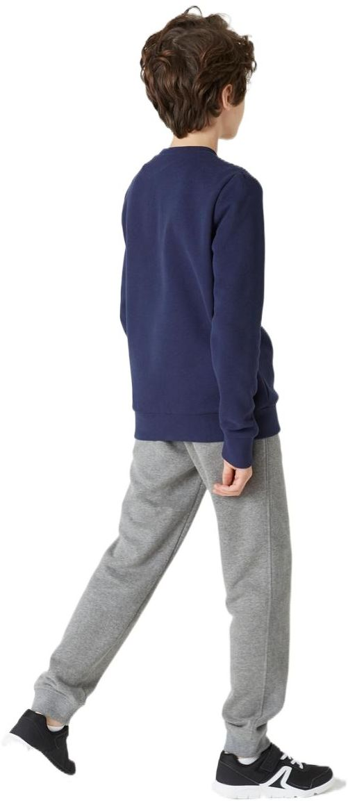 Толстовка спортивная для мальчиков Domyos 100 8605384 5-6 р (113-122 см) темно-синяя фото 6