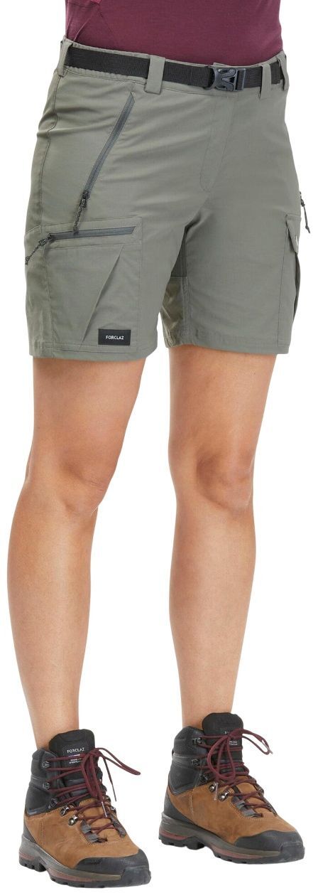 Шорты женские для горного трекинга Forclaz MT500 8605940 38 зеленые фото 2