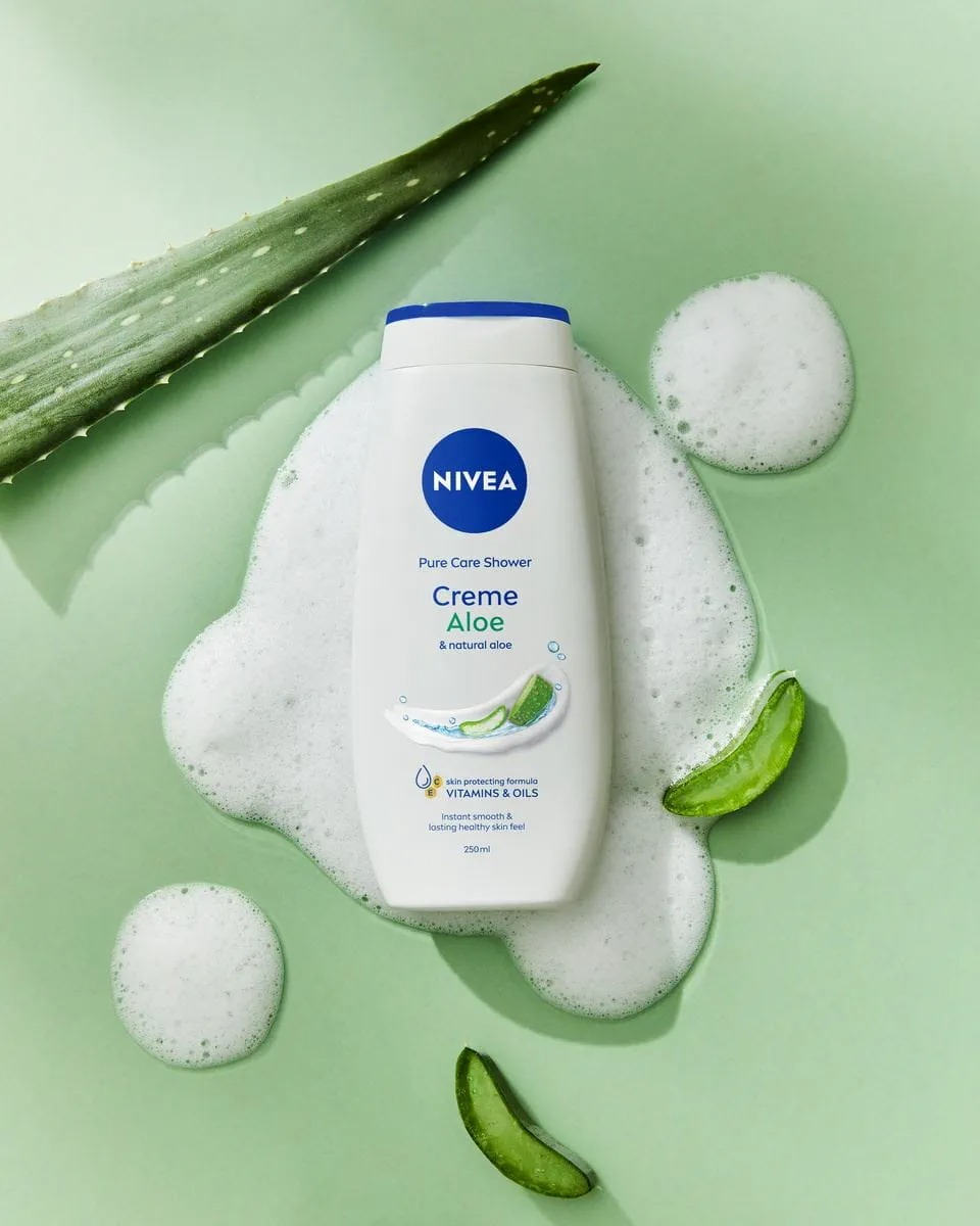 Гель-догляд для душу Nivea Крем та Алое 250 млфото9