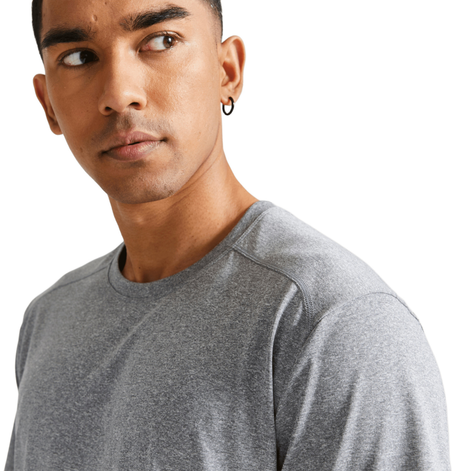 Футболка мужская для кардиофитнеса Domyos 100 воздухопроницаемая 8601311 XXXXL серая фото 3