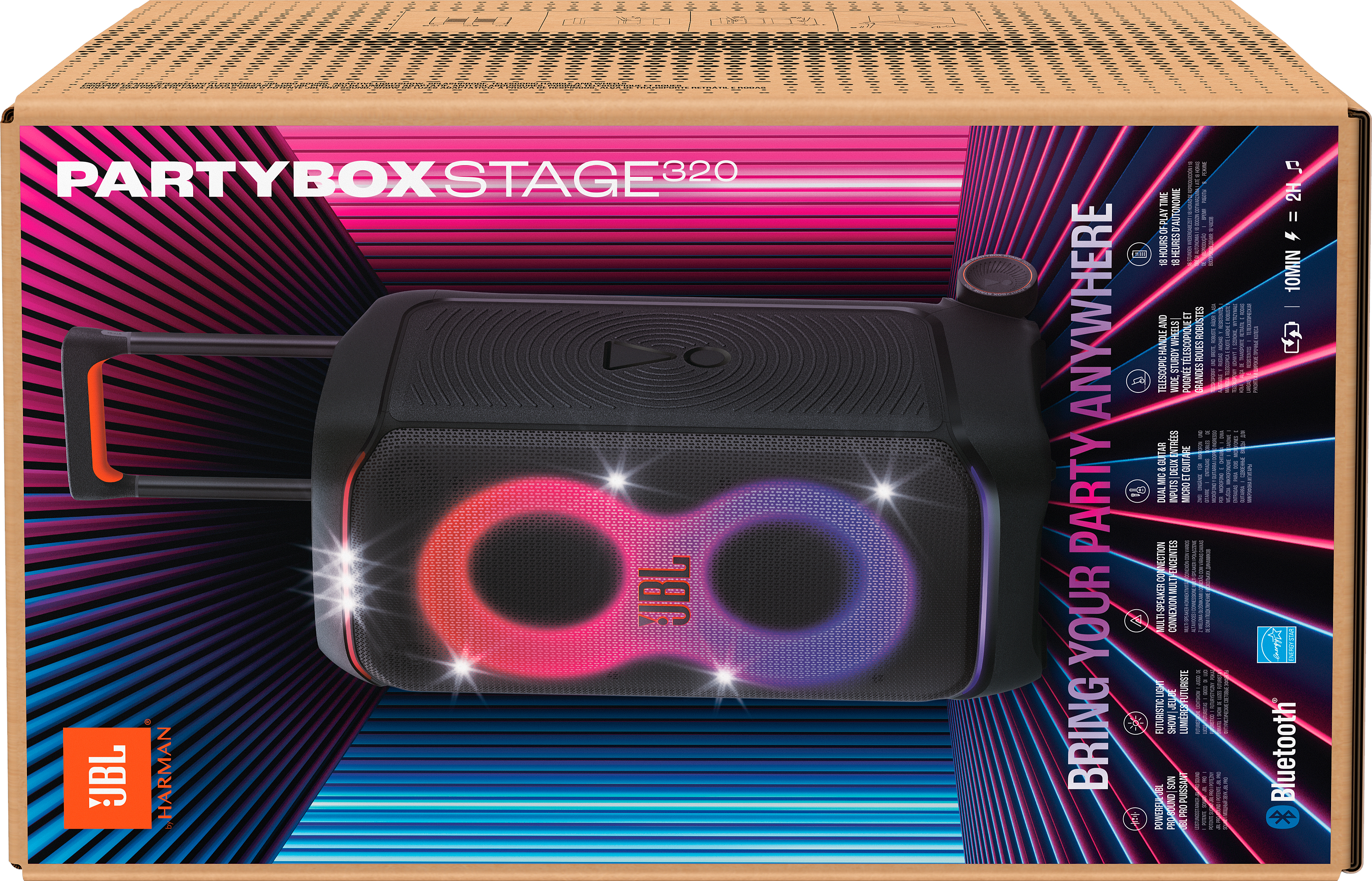 Акустическая система JBL PartyBox Stage 320 (JBLPBSTAGE320EP) фото 23