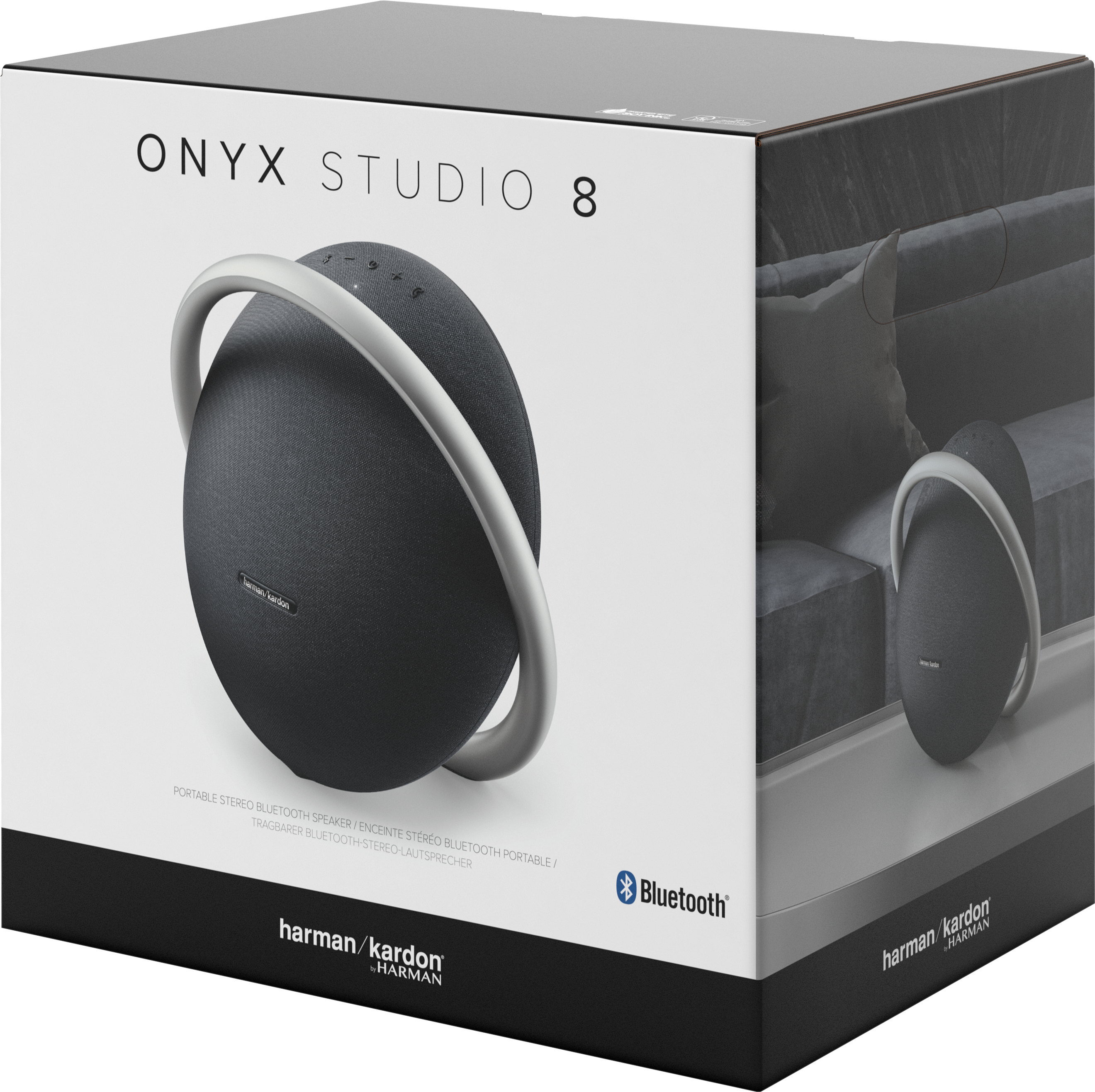 Портативна акустика Harman-Kardon Onyx Studio 8 Black (HKOS8BLKEP)фото11