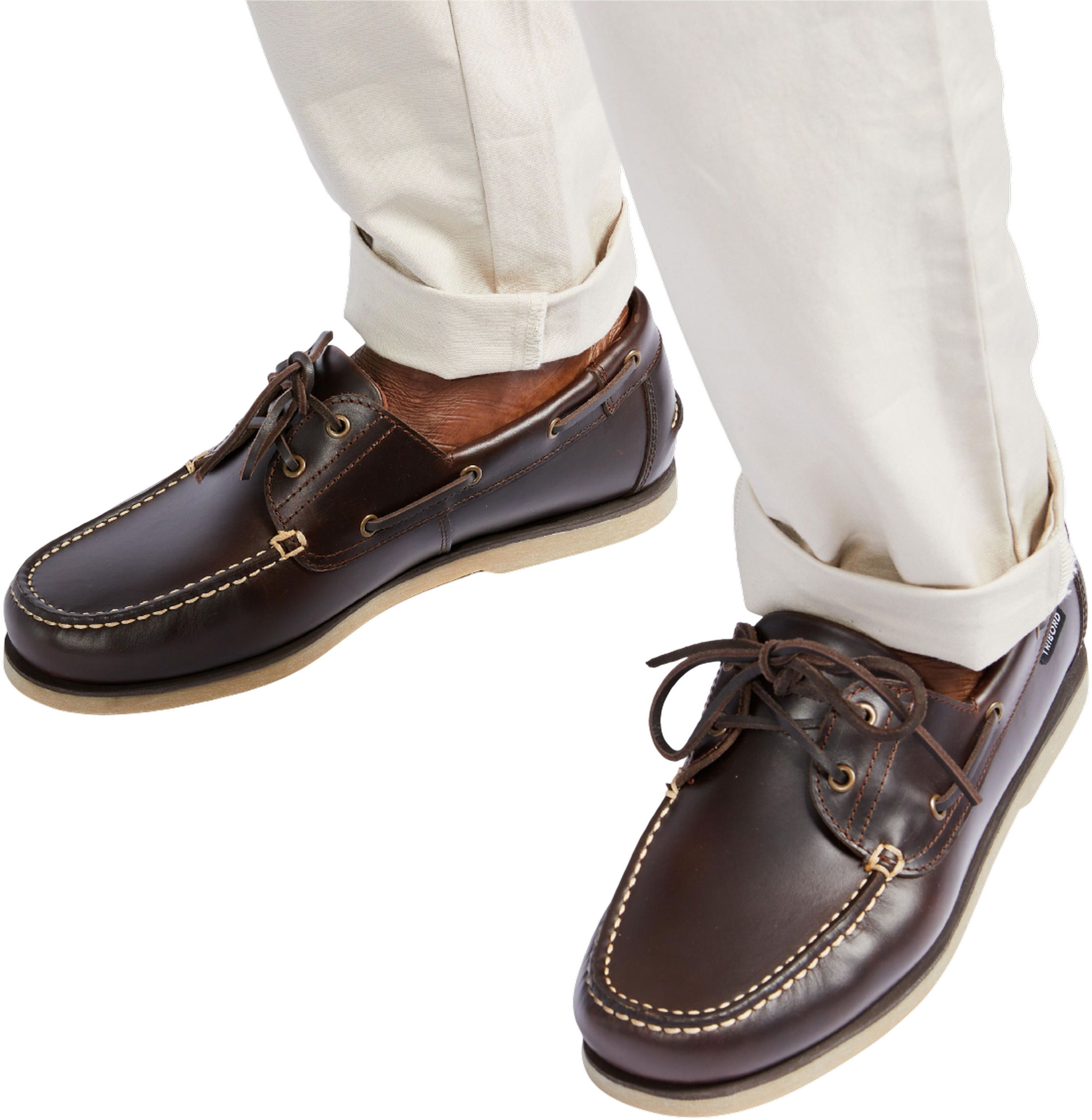 Топсайдеры мужские для витрильного спорта Tribord 500 8771988 47 коричневые фото 4