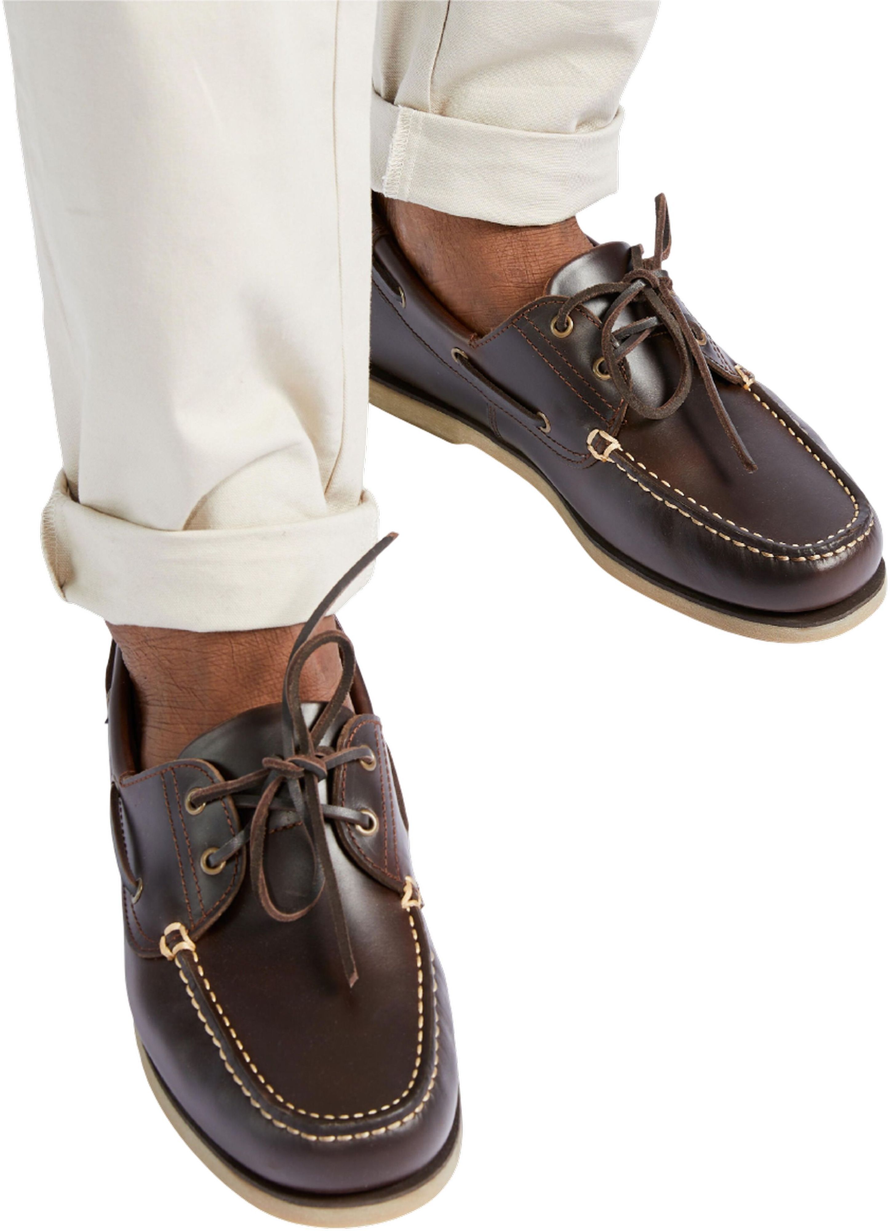 Топсайдеры мужские для витрильного спорта Tribord 500 8771988 47 коричневые фото 5