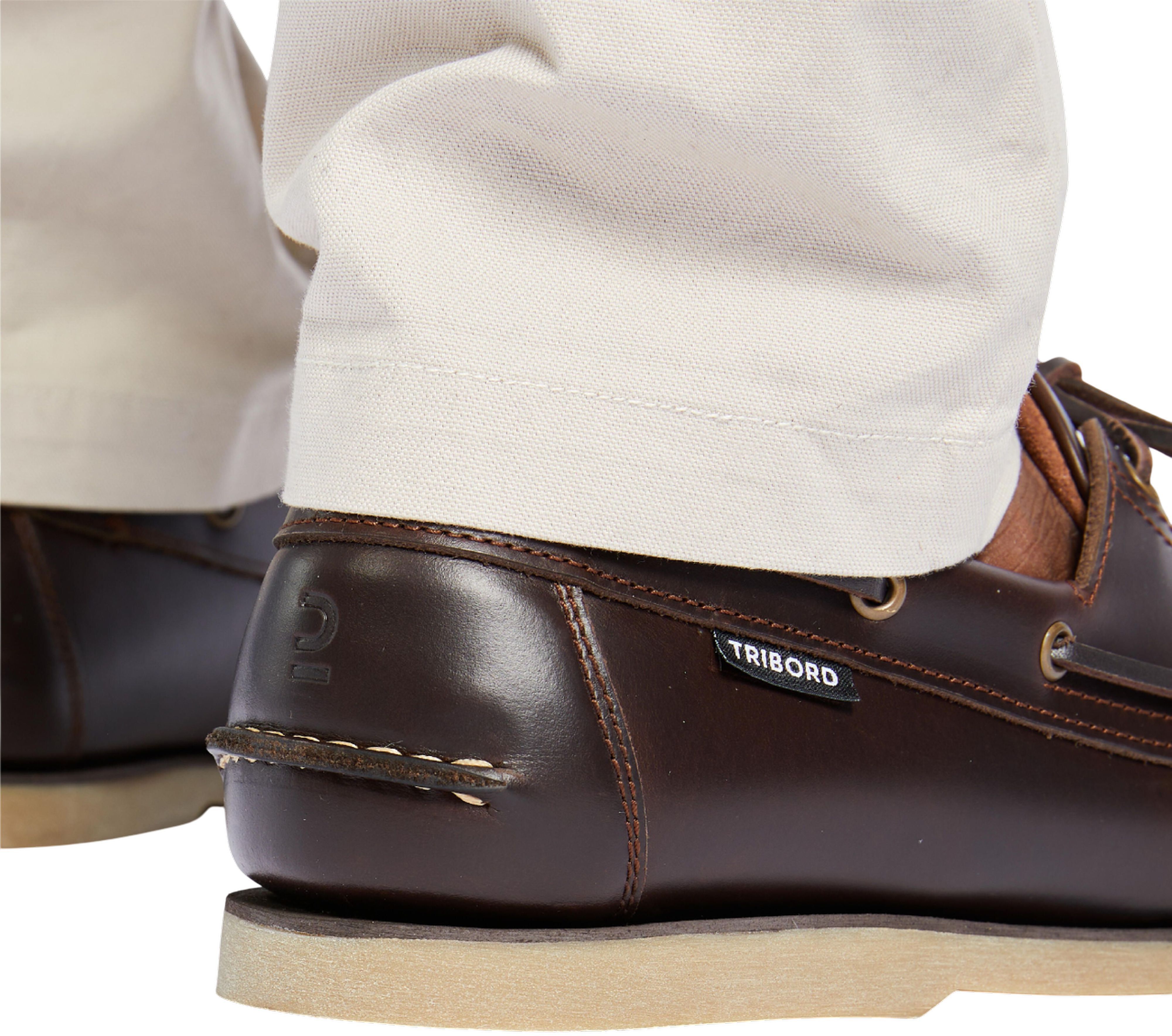 Топсайдеры мужские для витрильного спорта Tribord 500 8771988 47 коричневые фото 7