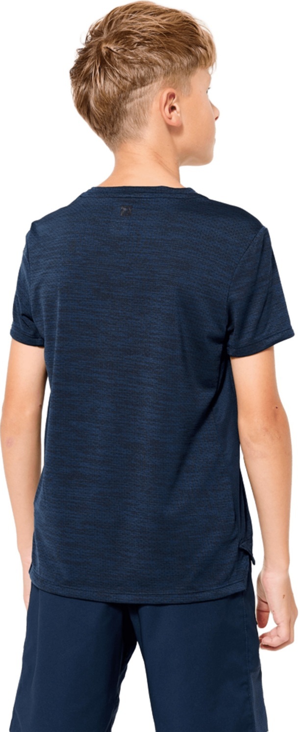 Футболка спортивная для мальчиков Domyos S500 8649107 5-6 р (113-122 см) темно-синяя фото 2