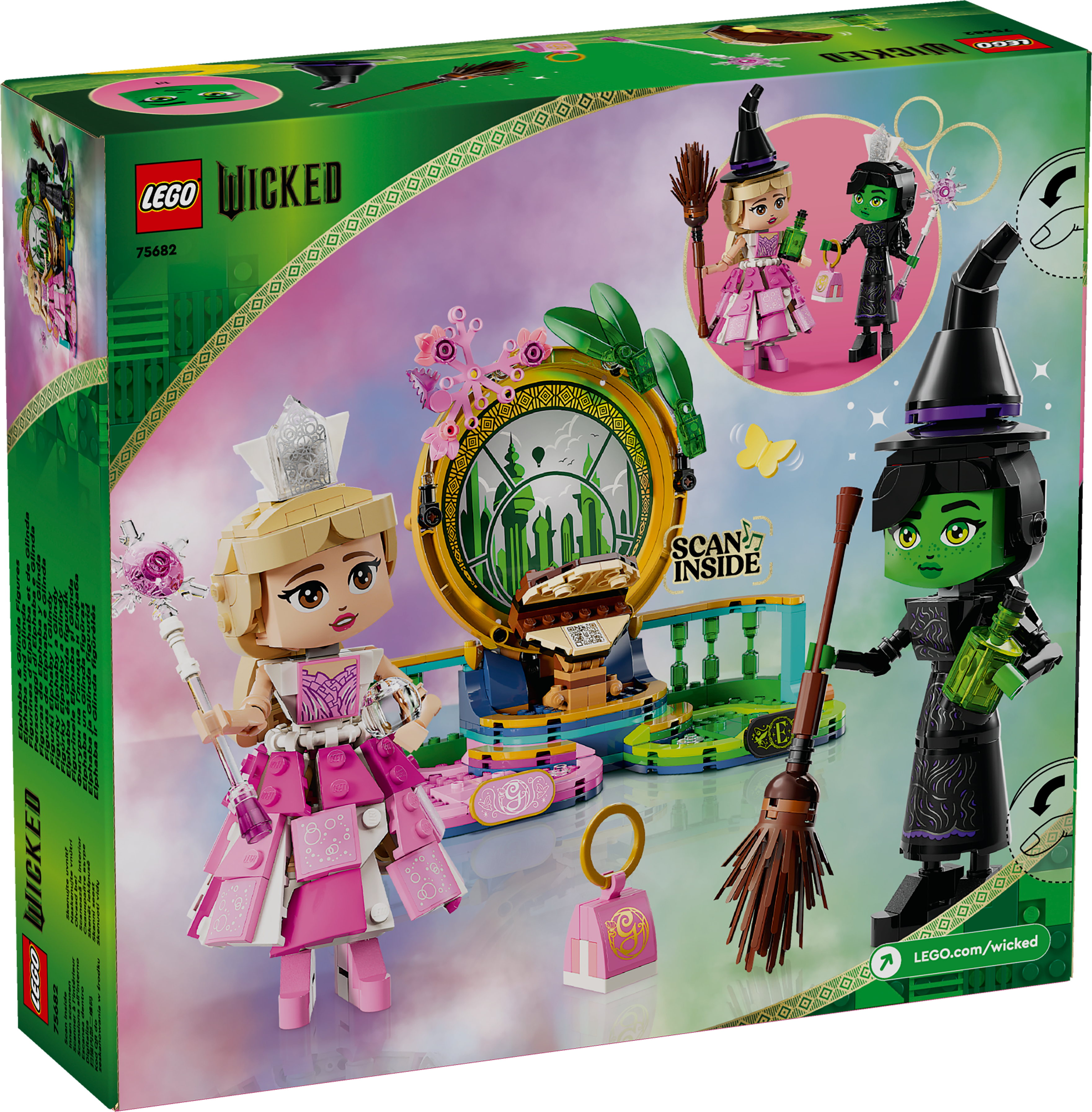 Конструктор LEGO 75682 Wicked Фигурки Эльфабы и Глинды фото 31