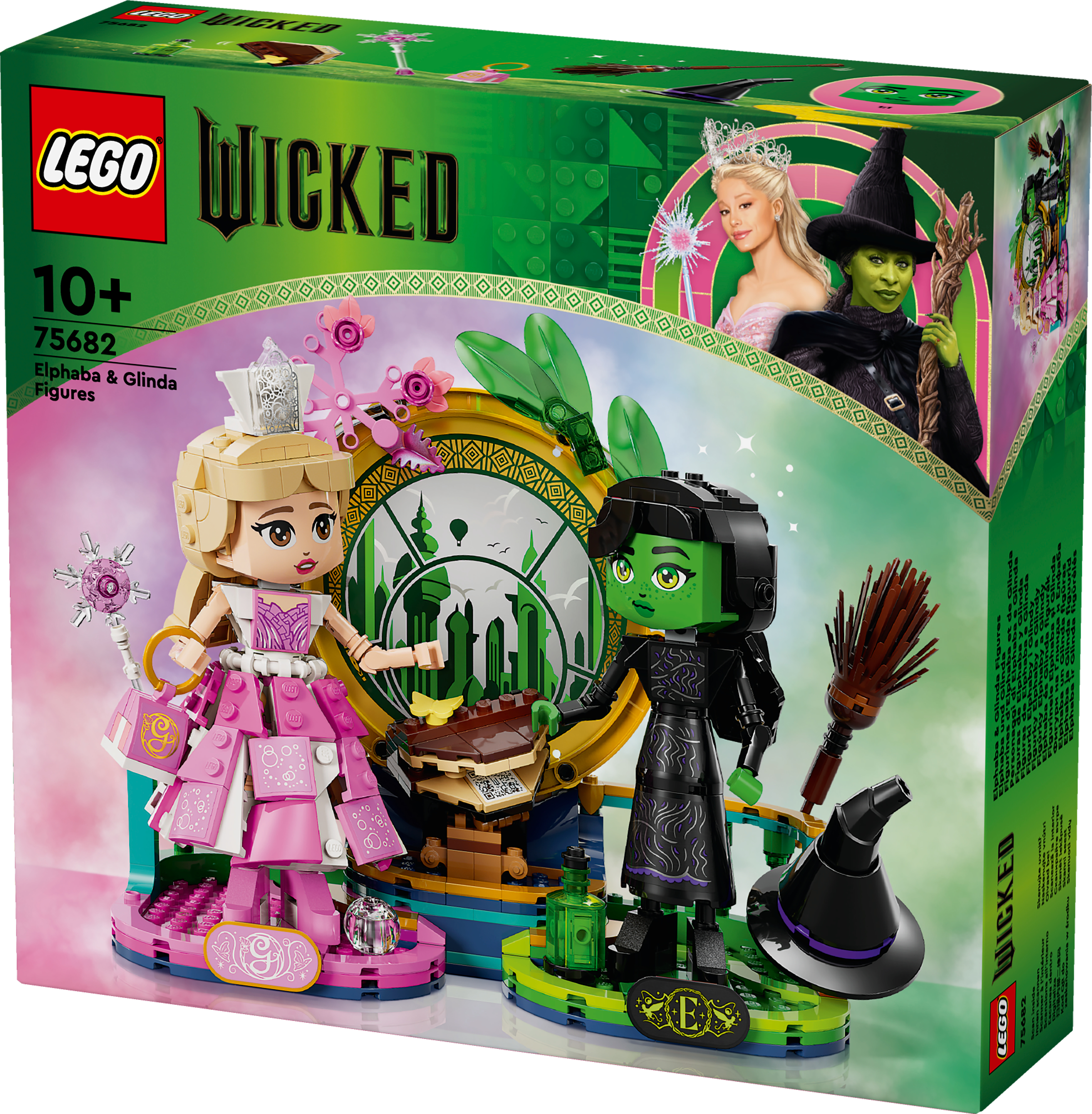 Конструктор LEGO 75682 Wicked Фигурки Эльфабы и Глинды фото 3