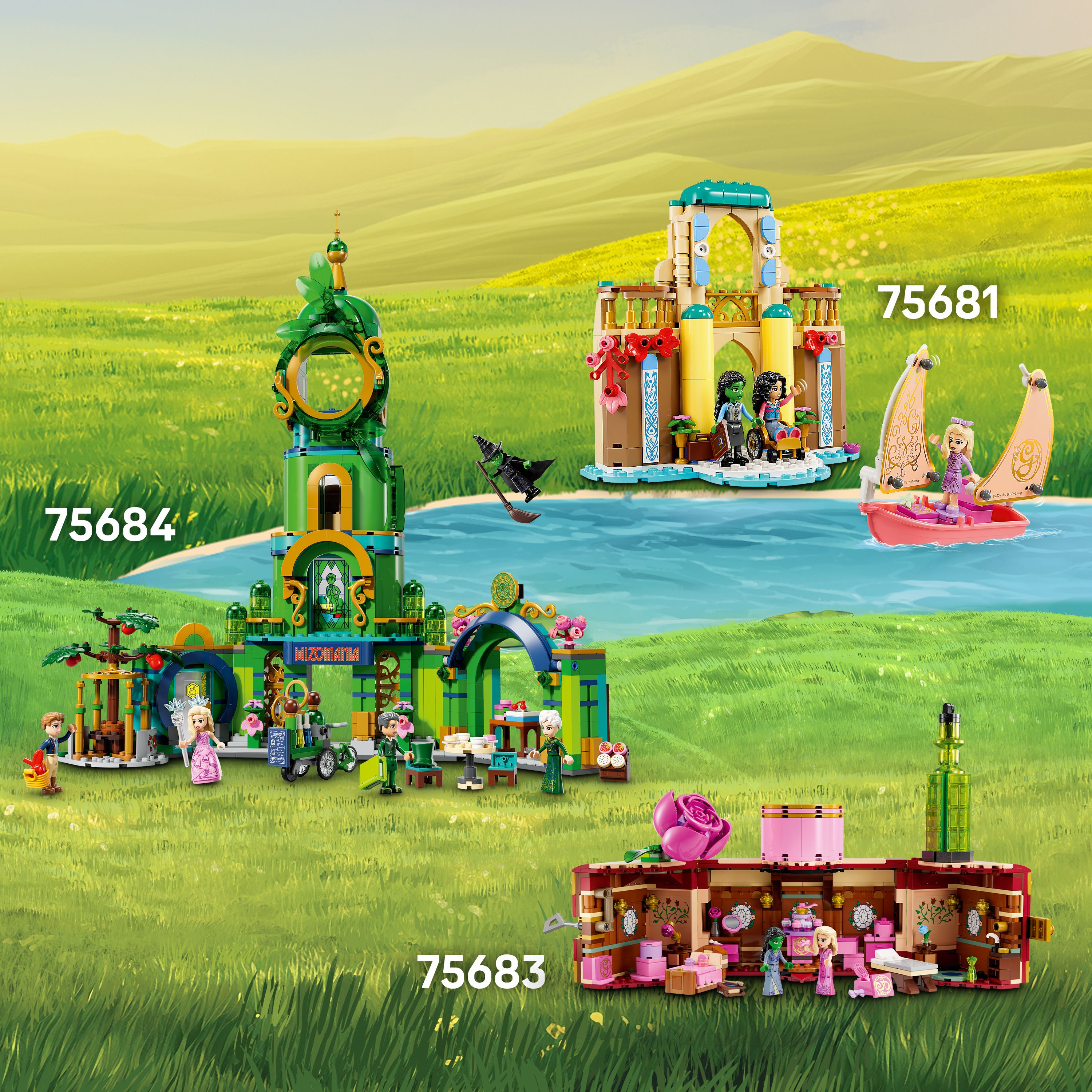 Конструктор LEGO 75682 Wicked Фигурки Эльфабы и Глинды фото 30