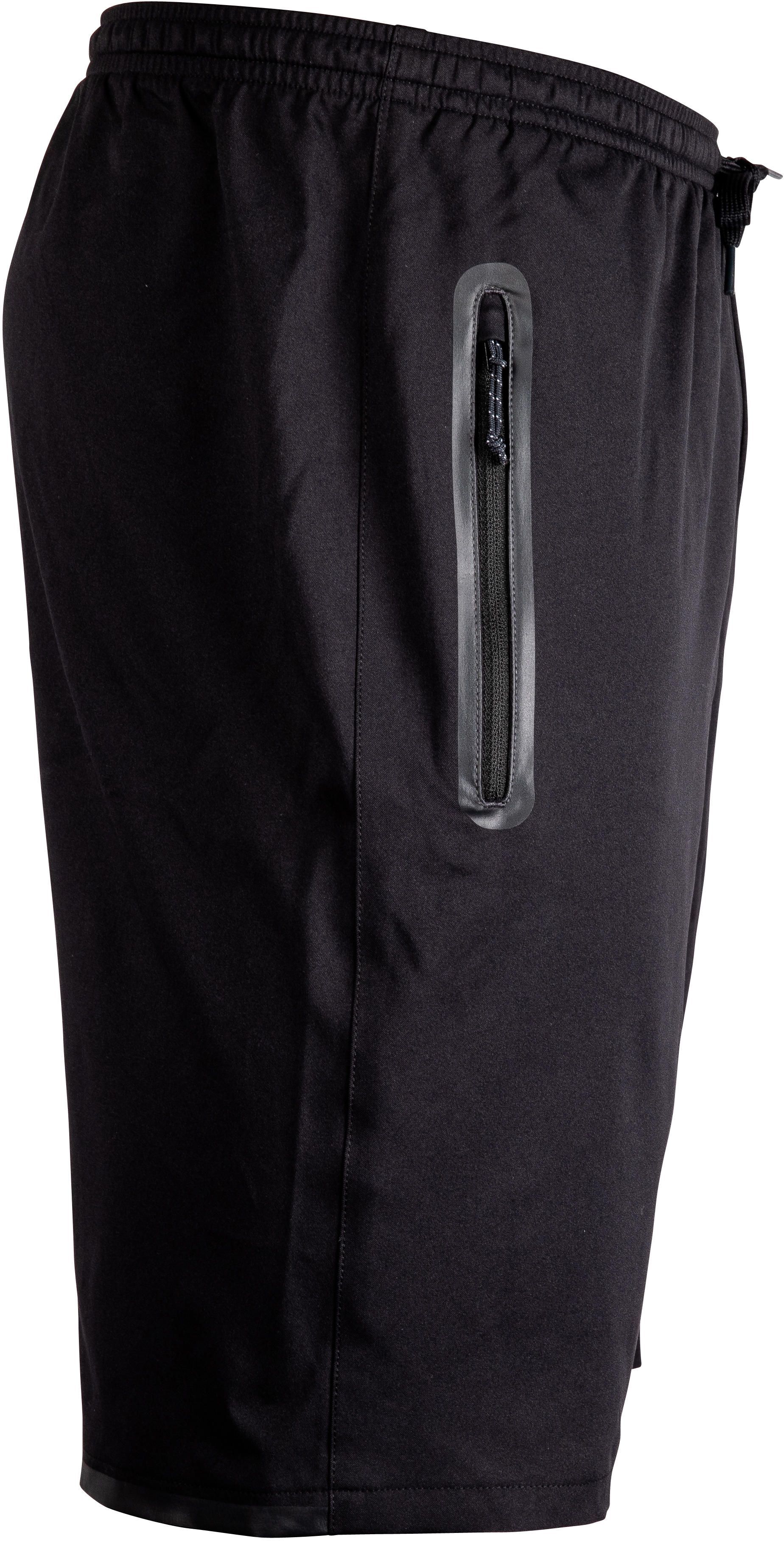 Шорты мужские для футбола Kipsta Viralto Zip 500 8585426 2XL черные фото 