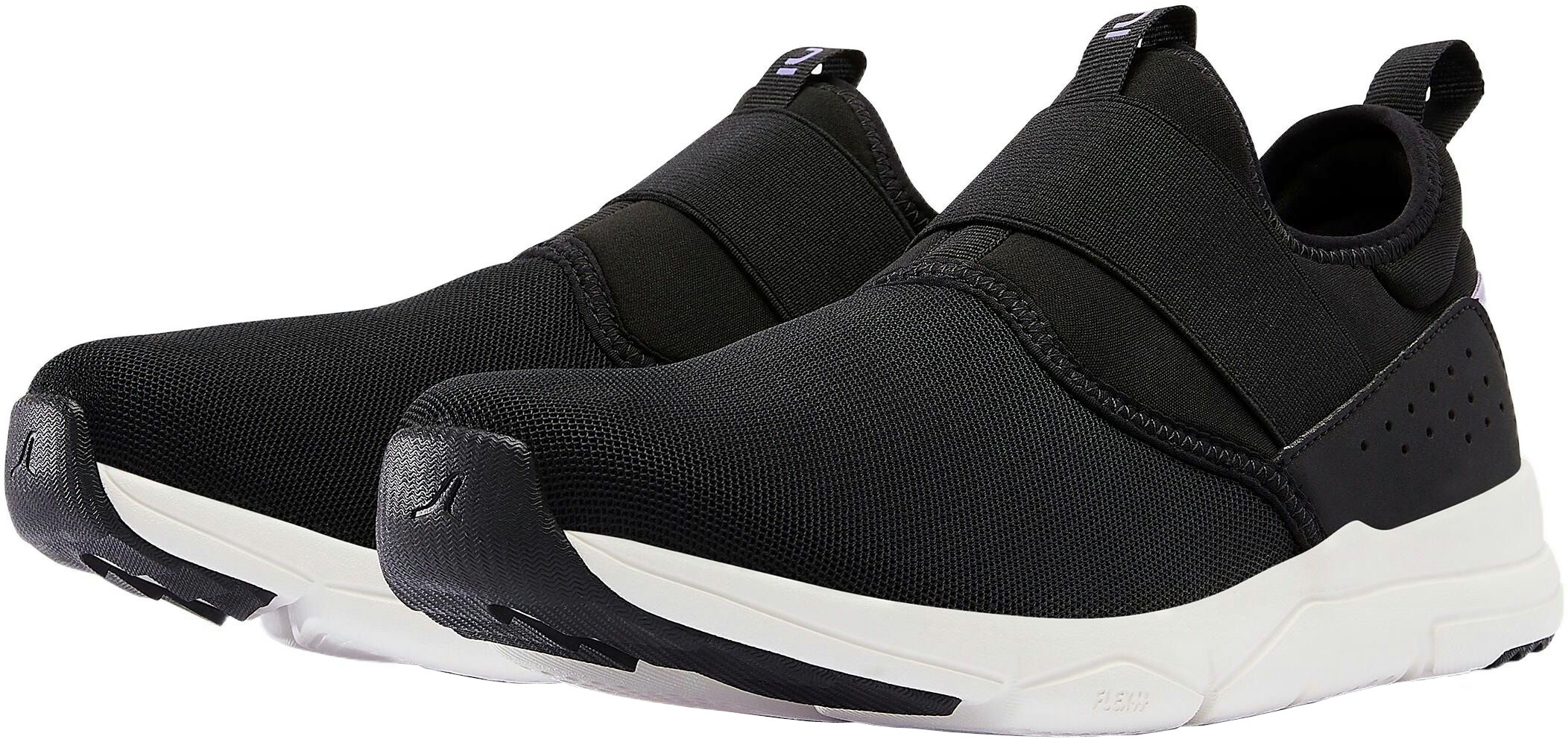 Кроссовки женские для спортивной ходьбы Decathlon PW 160 Slip-On 8774167 40 черные фото 3