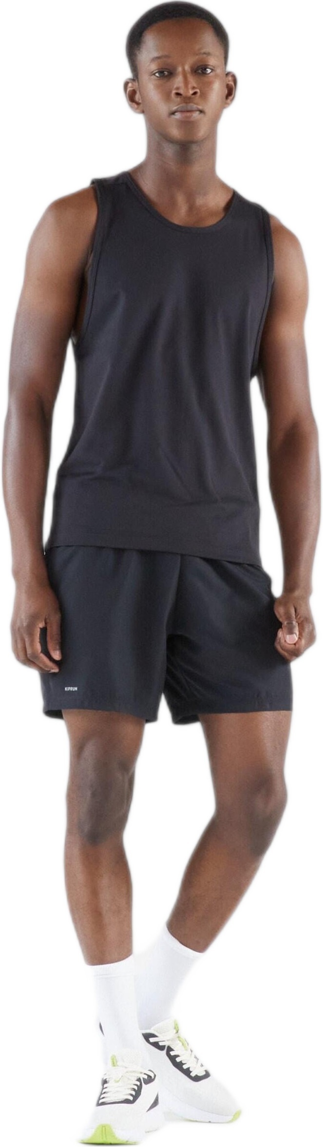 Майка мужская для бега Kalenji Run Dry 8488395 M черная фото 5