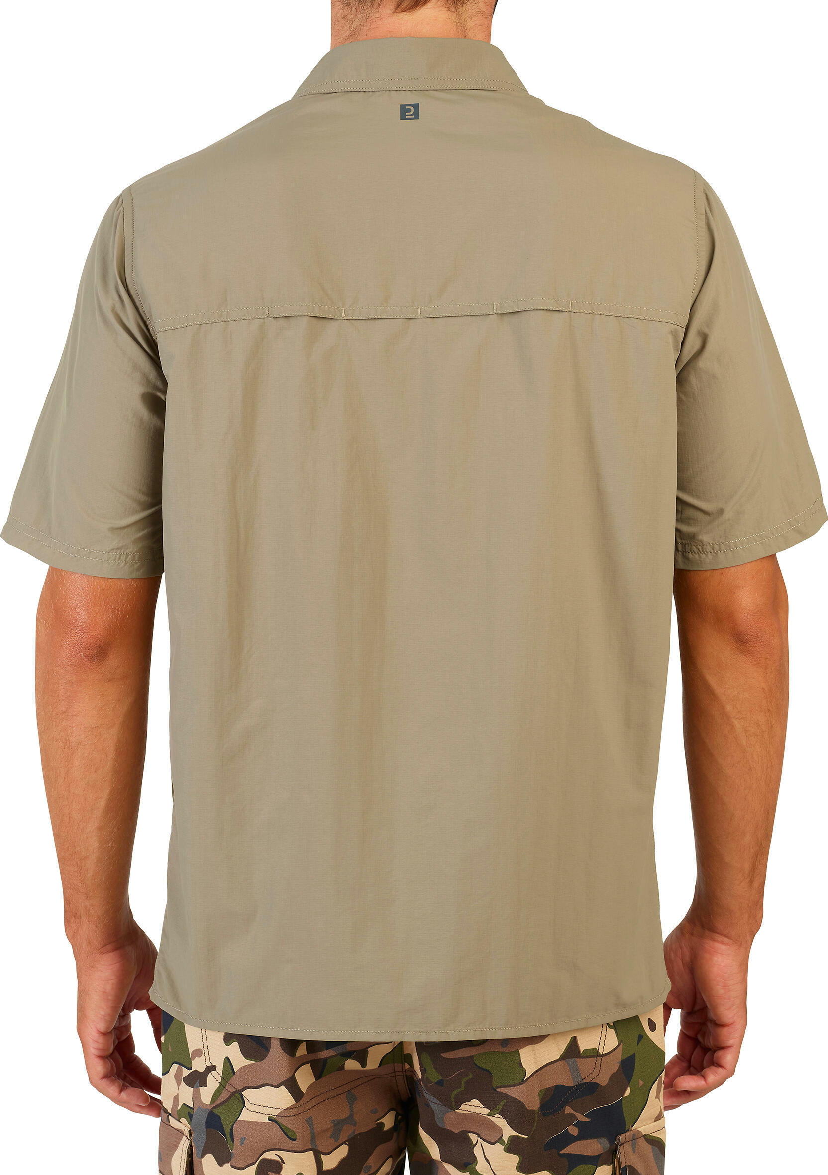 Рубашка мужская для охоты Solognac SG100 8600153 2XL зеленая фото 4